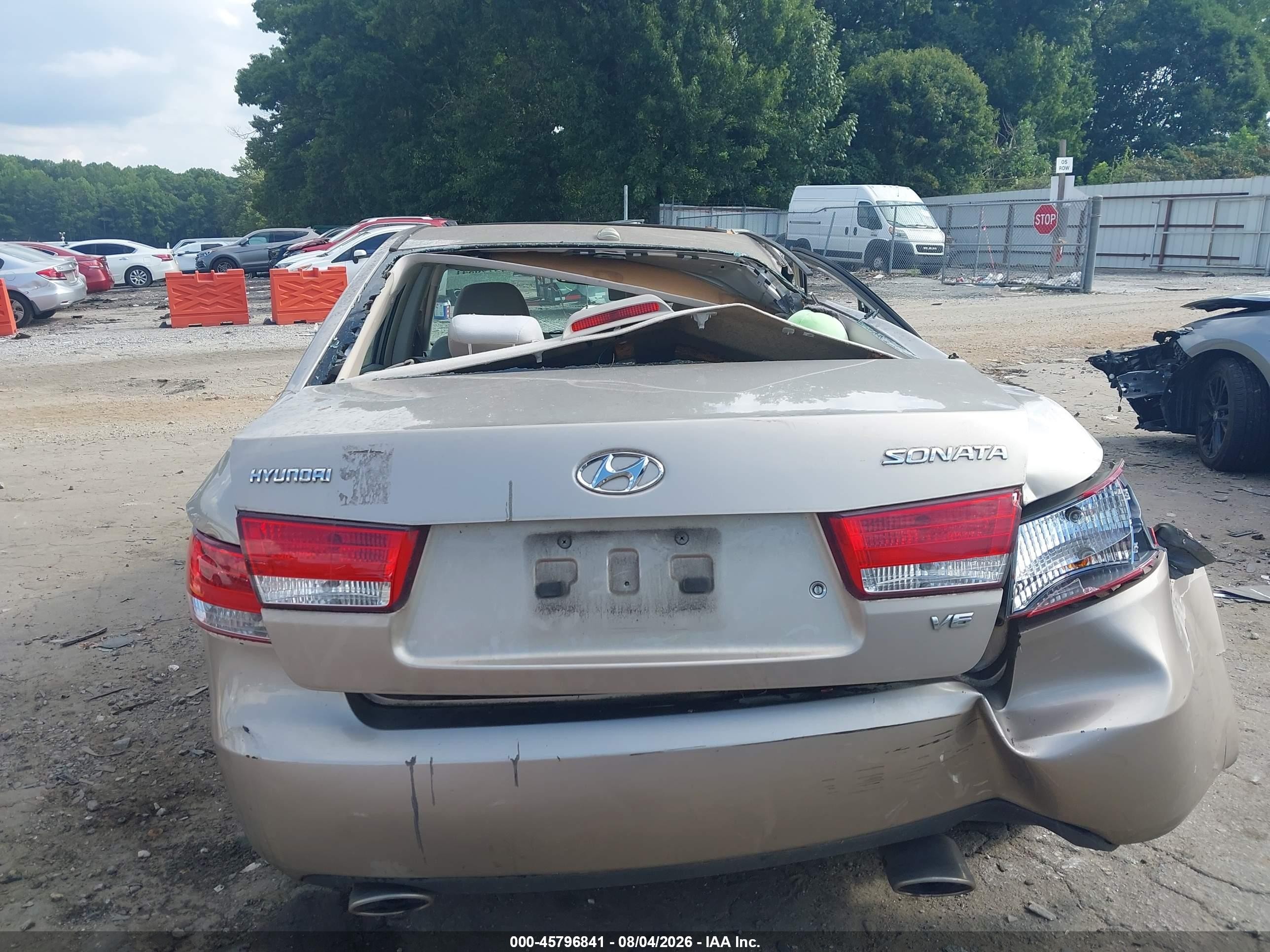 2008 Hyundai Sonata Gls V6 Tan vin: 5NPET46F38H387500