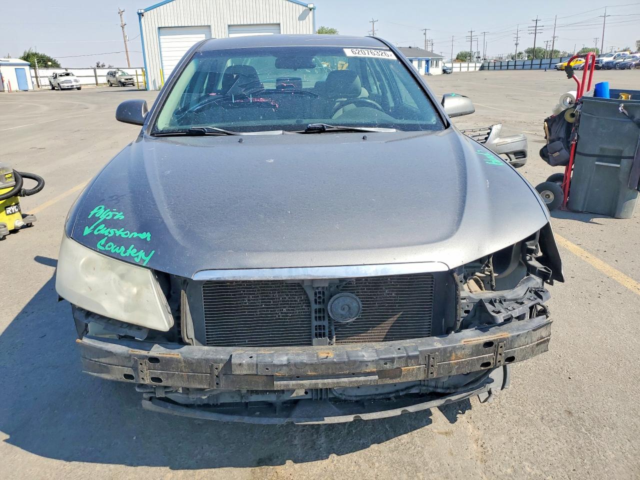 2009 Hyundai Sonata Gls V6 Gray vin: 5NPET46F39H471947