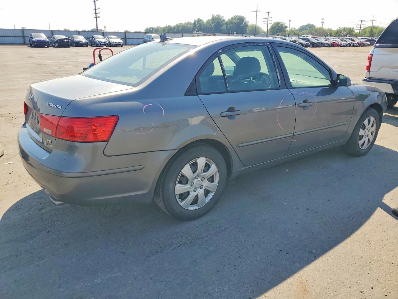 2009 Hyundai Sonata Gls V6 Gray vin: 5NPET46F39H471947