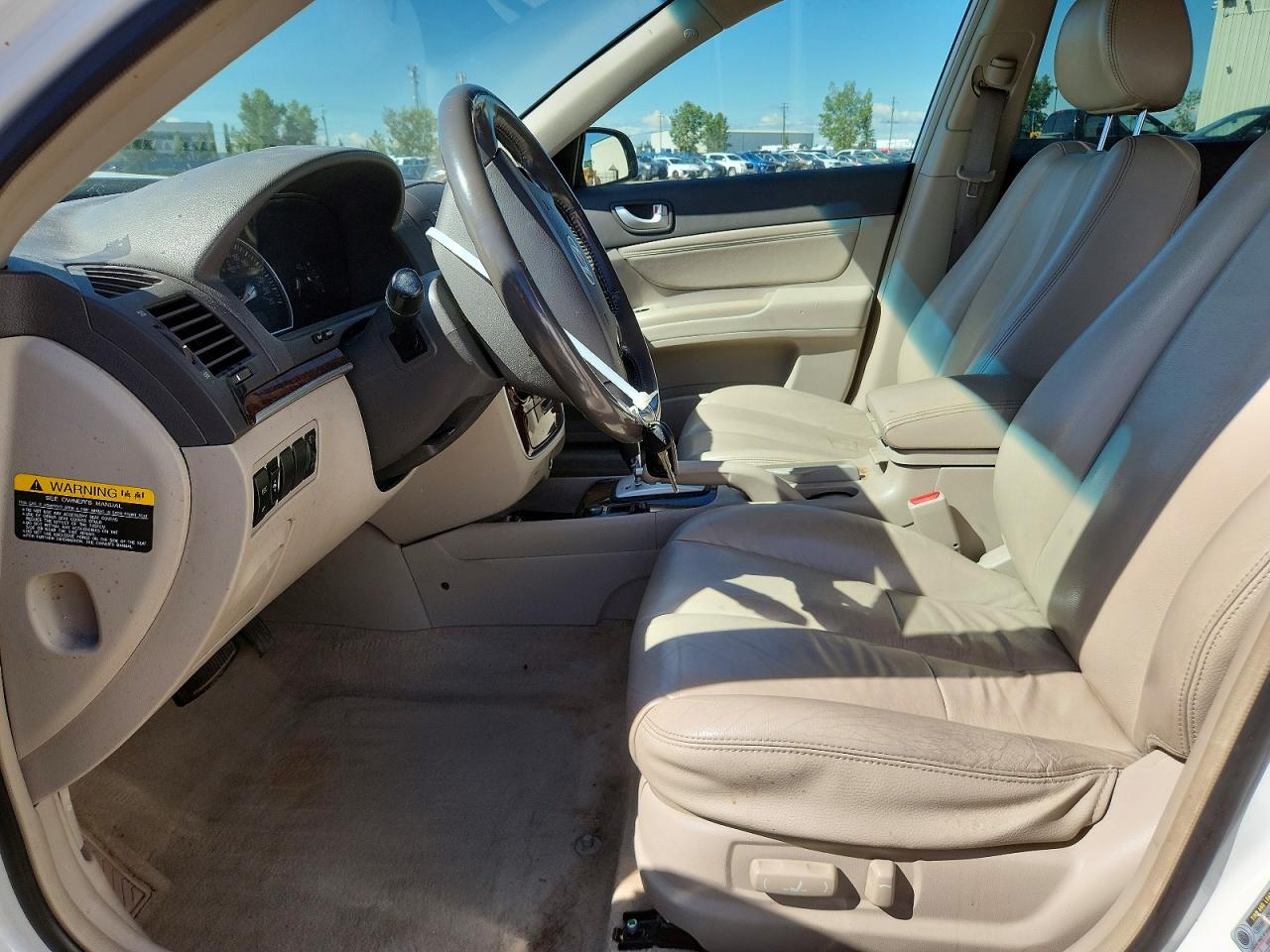 2006 Hyundai Sonata Gl White vin: 5NPET46F46H073674