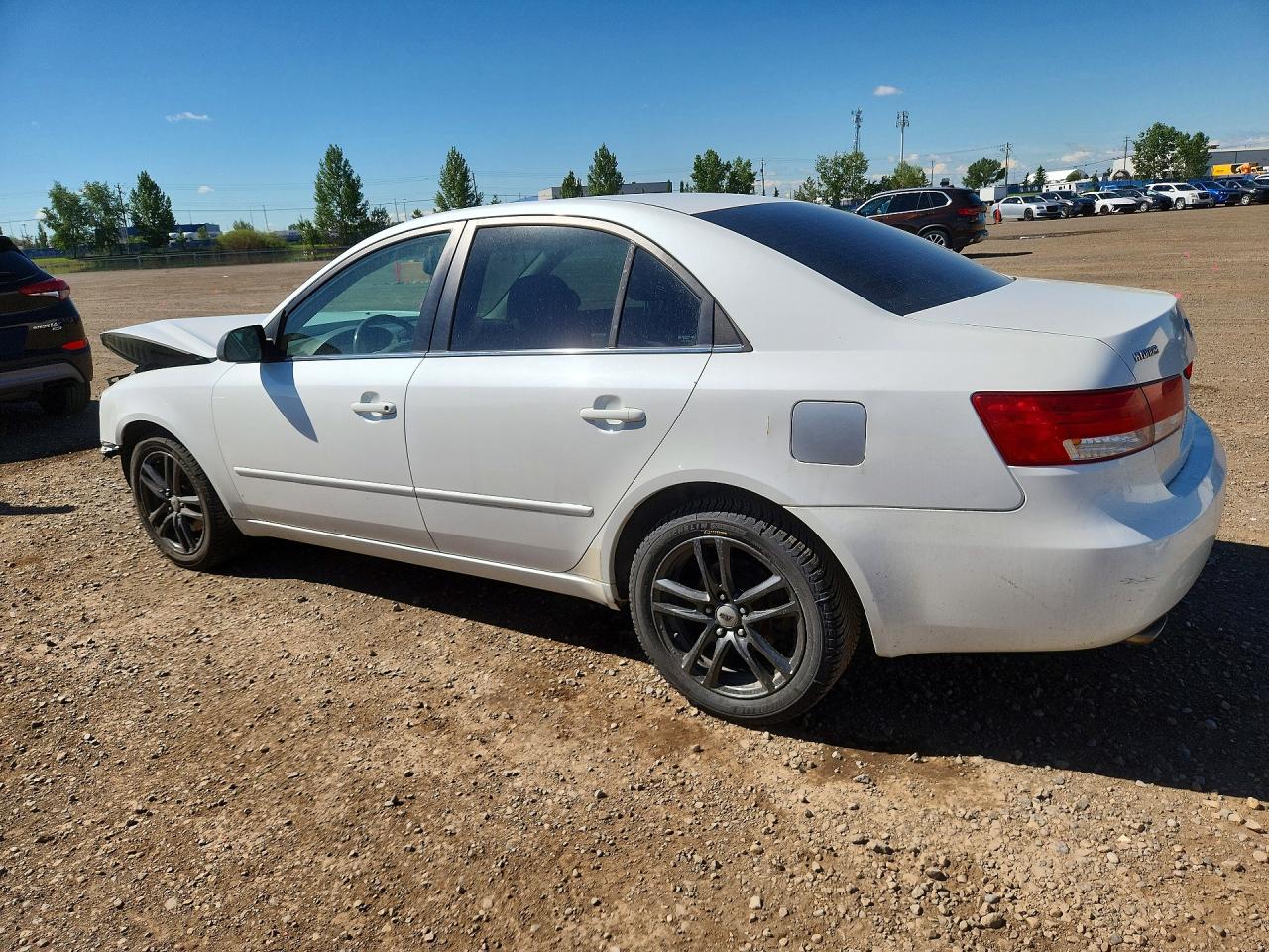 2006 Hyundai Sonata Gl White vin: 5NPET46F46H073674