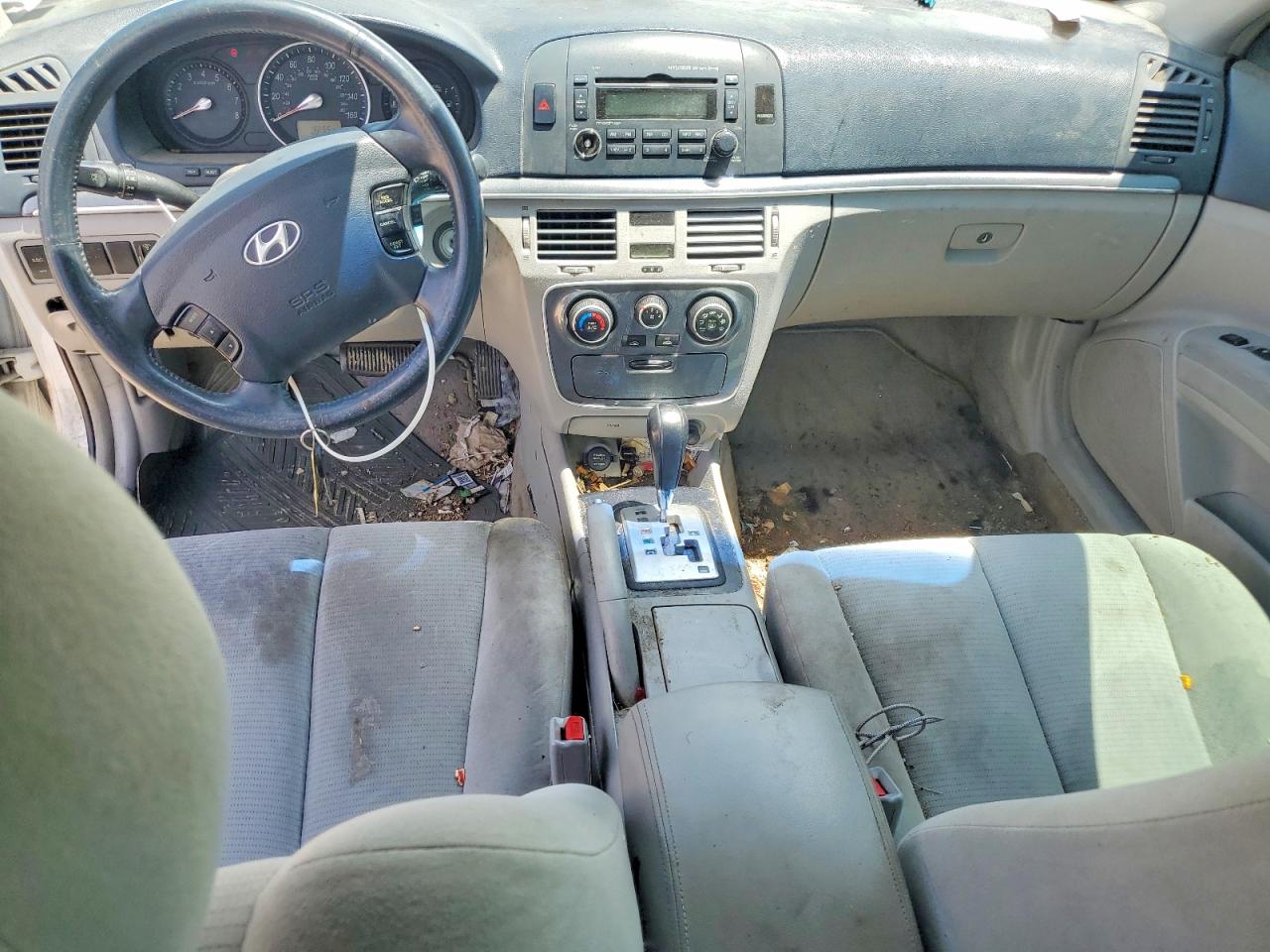 2008 Hyundai Sonata Gls White vin: 5NPET46F48H321831
