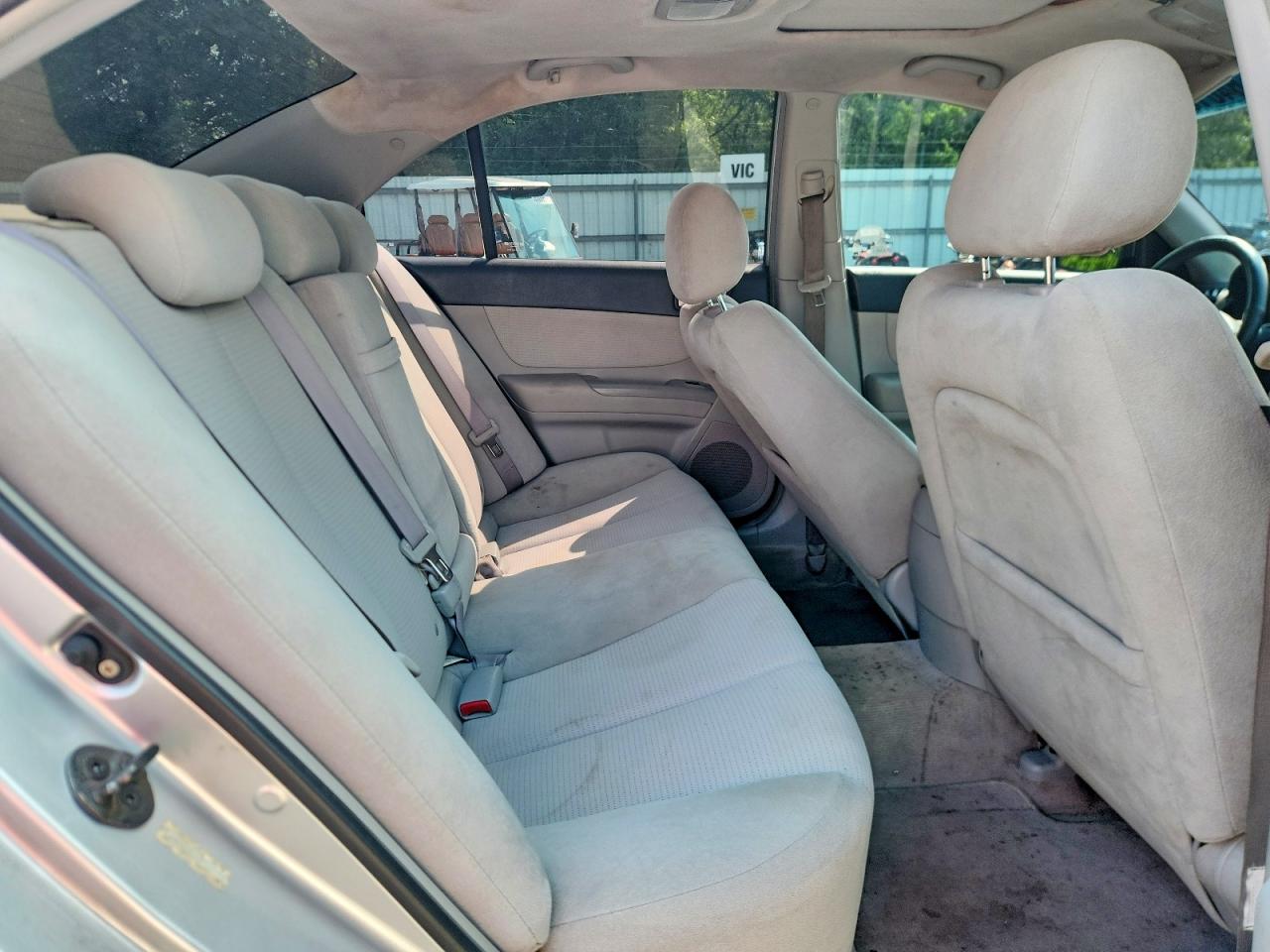 2008 Hyundai Sonata Gls V6 Silver vin: 5NPET46F48H342145