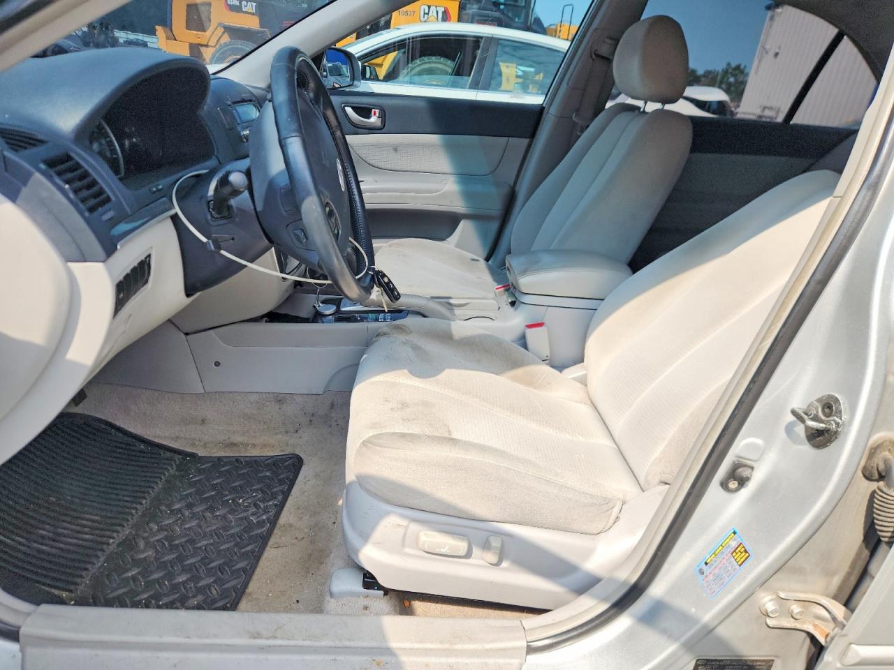 2008 Hyundai Sonata Gls V6 Silver vin: 5NPET46F48H342145