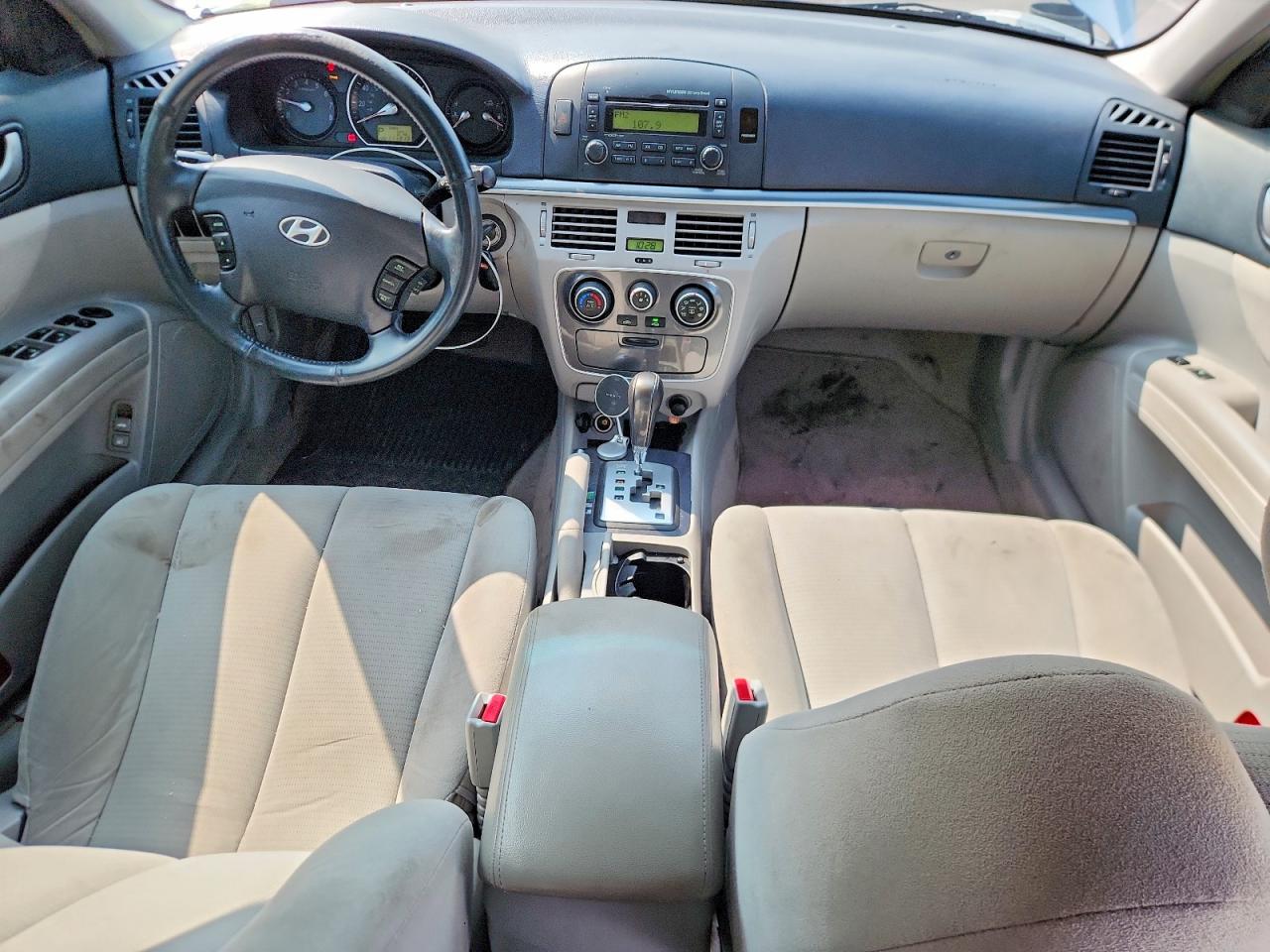 2008 Hyundai Sonata Gls V6 Silver vin: 5NPET46F48H342145