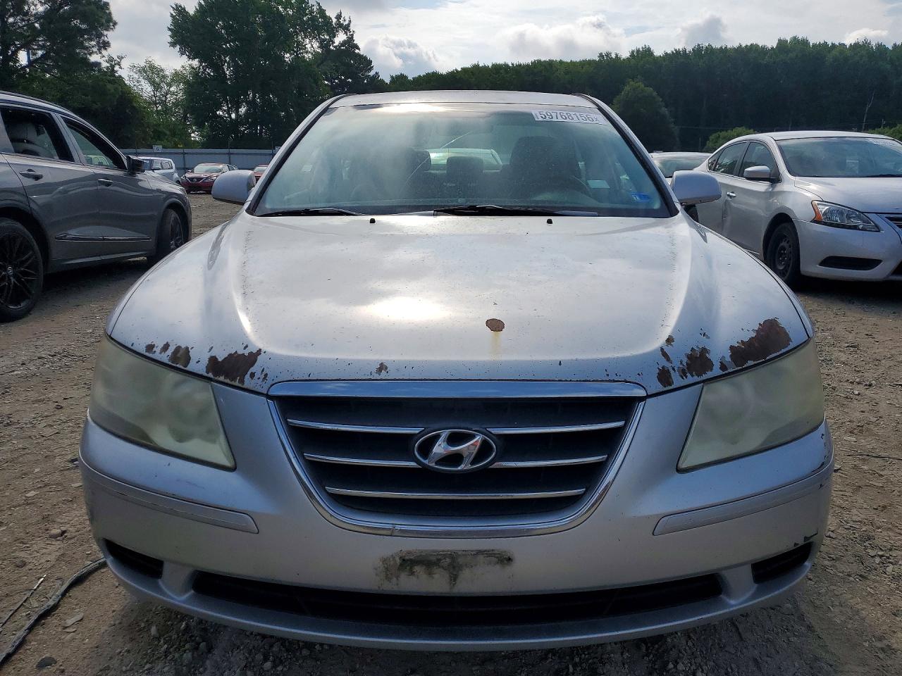 2009 Hyundai Sonata Gls Silver vin: 5NPET46F49H462948