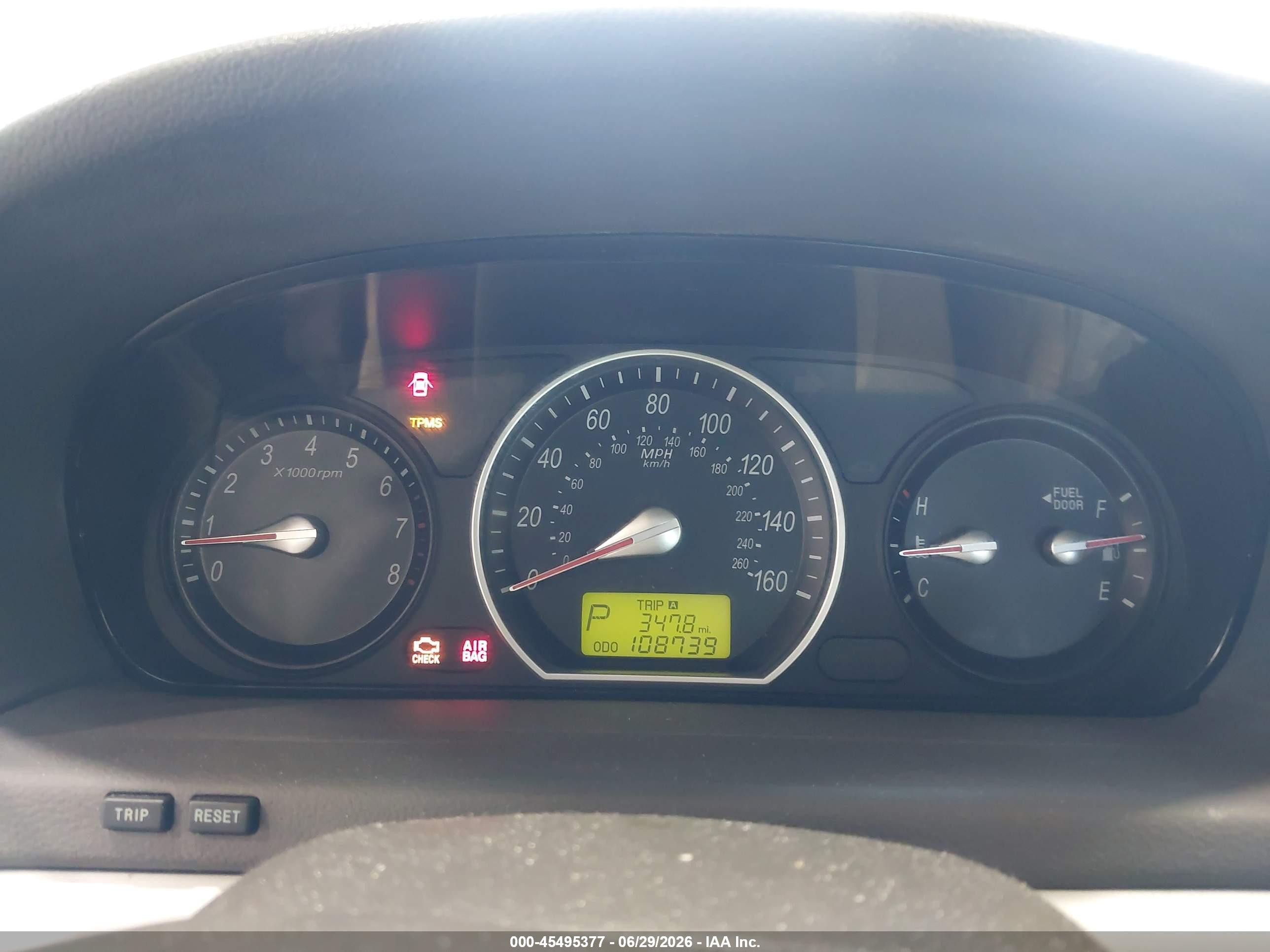 2008 Hyundai Sonata Gls V6 Blue vin: 5NPET46F58H335690