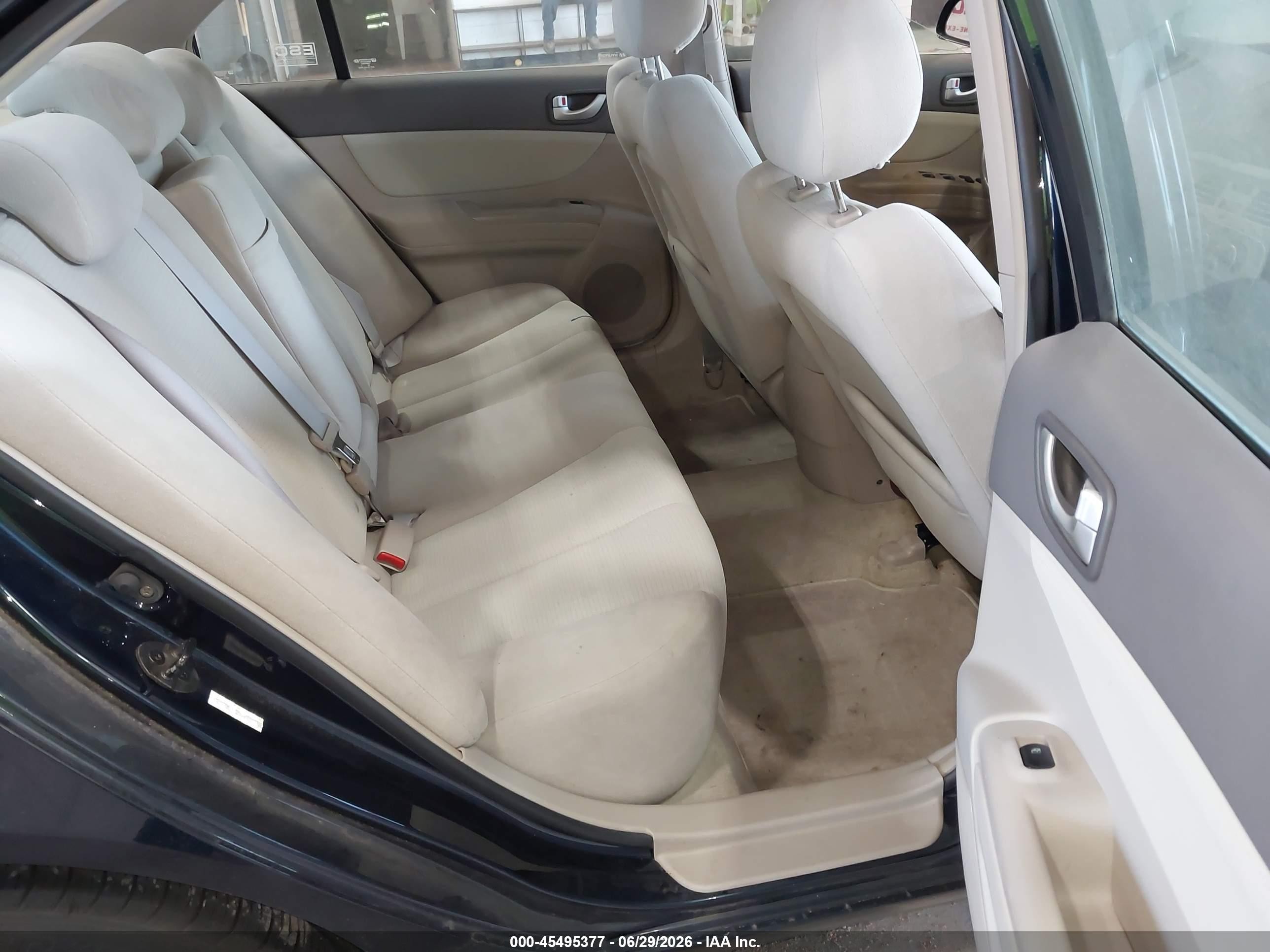 2008 Hyundai Sonata Gls V6 Blue vin: 5NPET46F58H335690