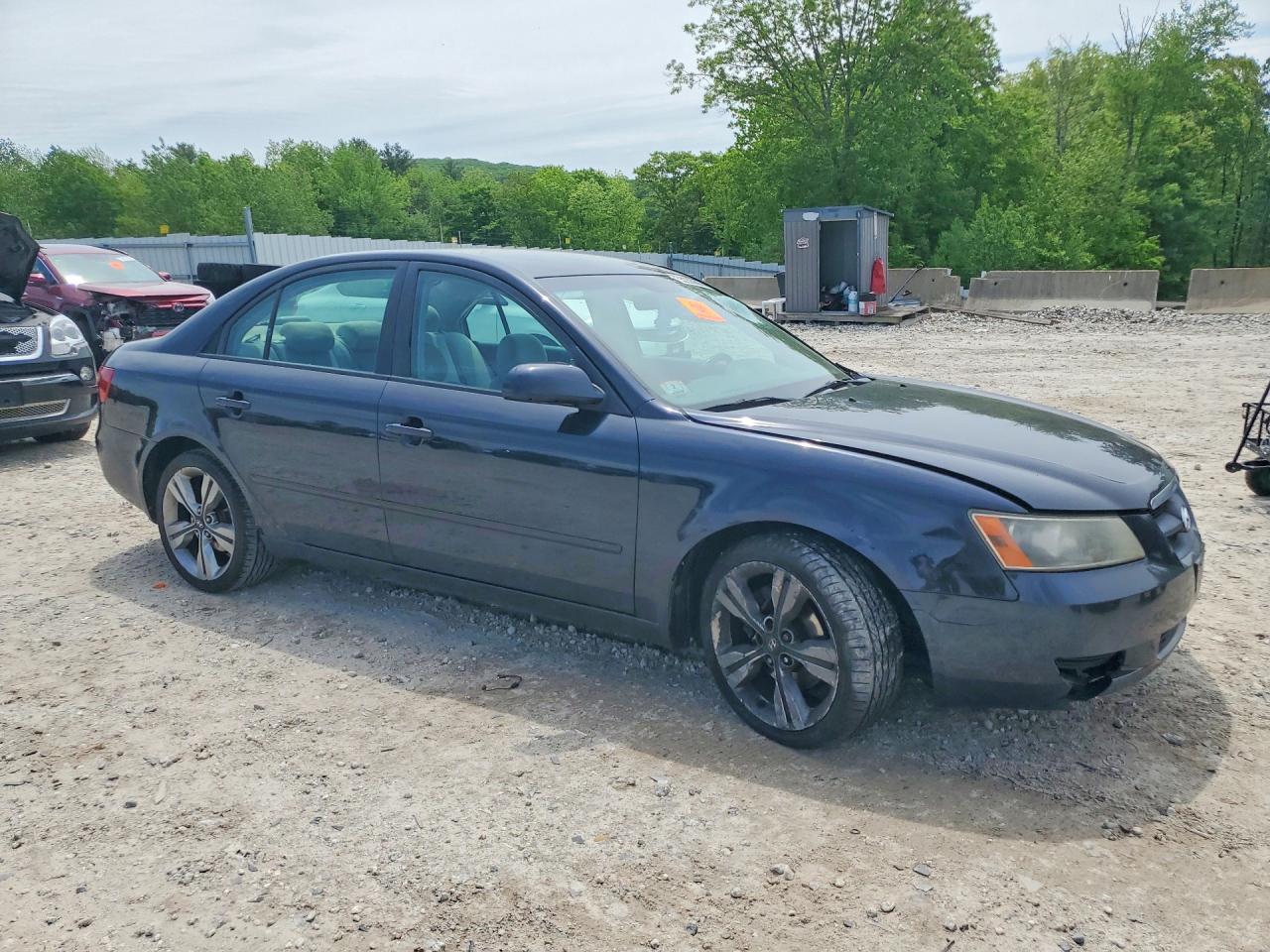 2008 Hyundai Sonata Gls Синий vin: 5NPET46F58H364252