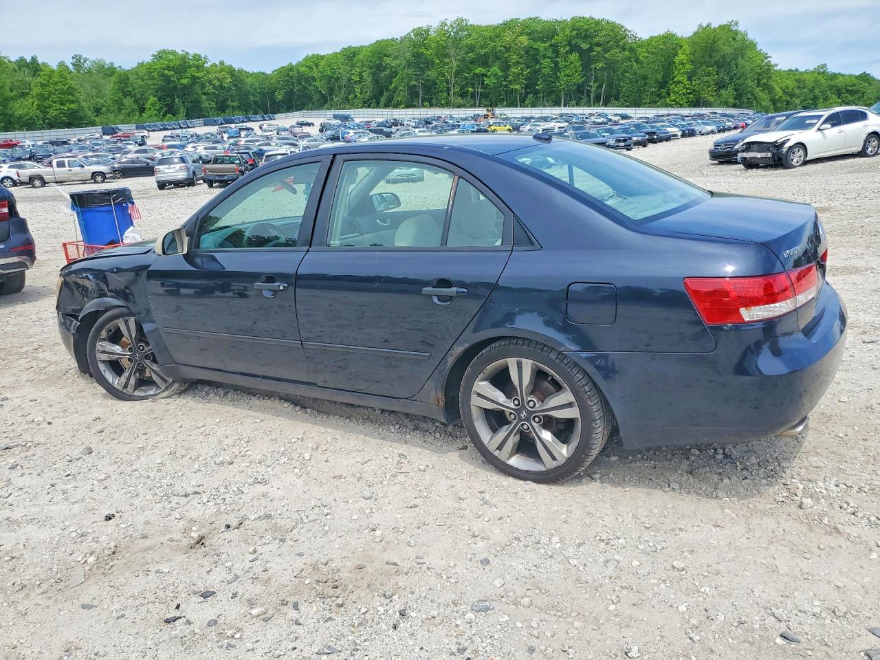 2008 Hyundai Sonata Gls Синий vin: 5NPET46F58H364252