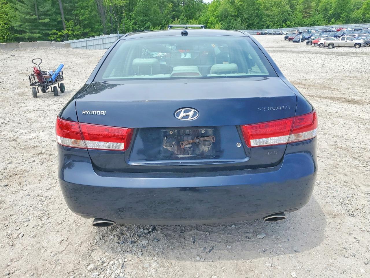 2008 Hyundai Sonata Gls Синий vin: 5NPET46F58H364252