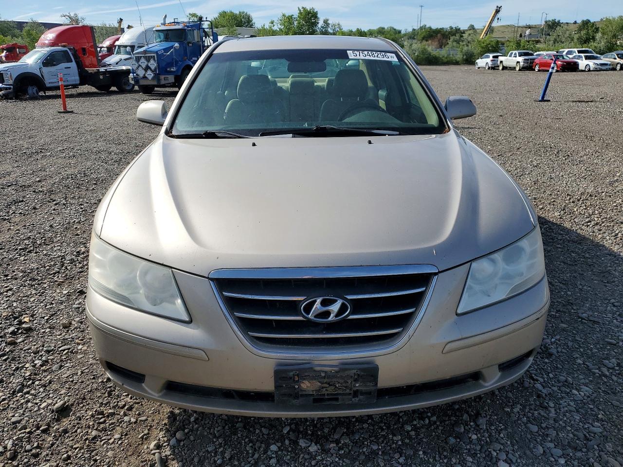 2009 Hyundai Sonata Gls Gold vin: 5NPET46F59H465051
