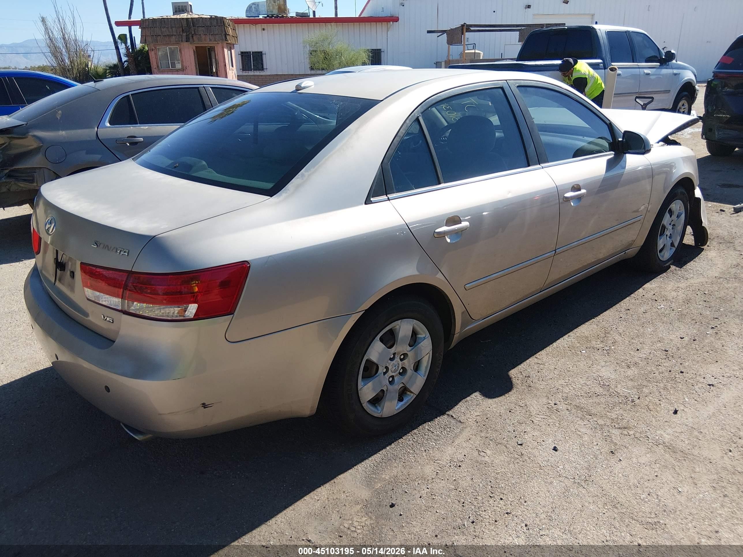 2008 Hyundai Sonata Gls V6 Tan vin: 5NPET46F68H346651