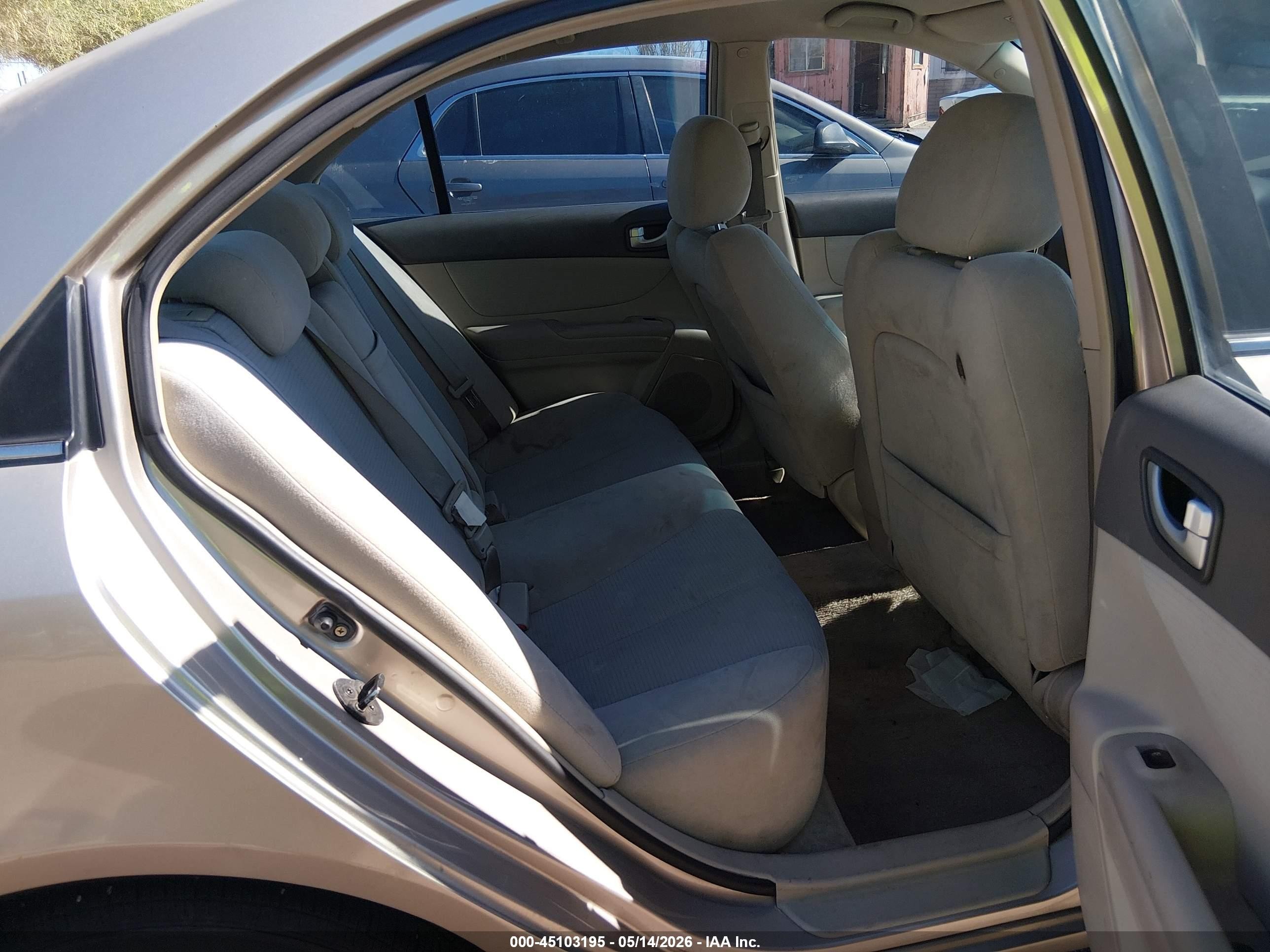 2008 Hyundai Sonata Gls V6 Tan vin: 5NPET46F68H346651