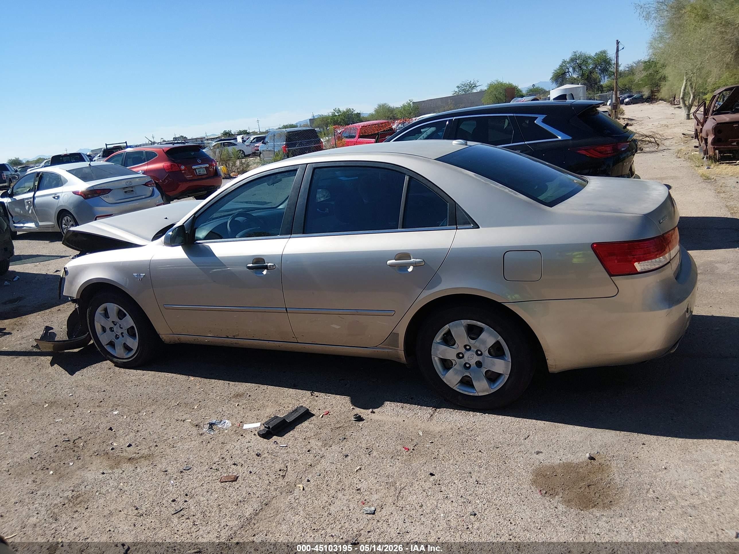 2008 Hyundai Sonata Gls V6 Tan vin: 5NPET46F68H346651