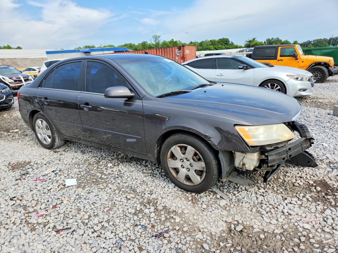 2009 Hyundai Sonata Gls V6 Charcoal vin: 5NPET46F69H460926