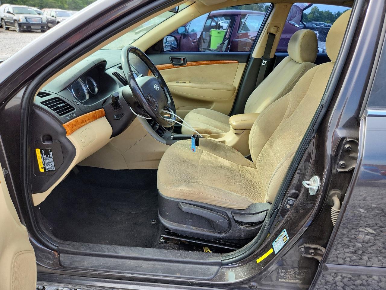 2009 Hyundai Sonata Gls V6 Charcoal vin: 5NPET46F69H460926