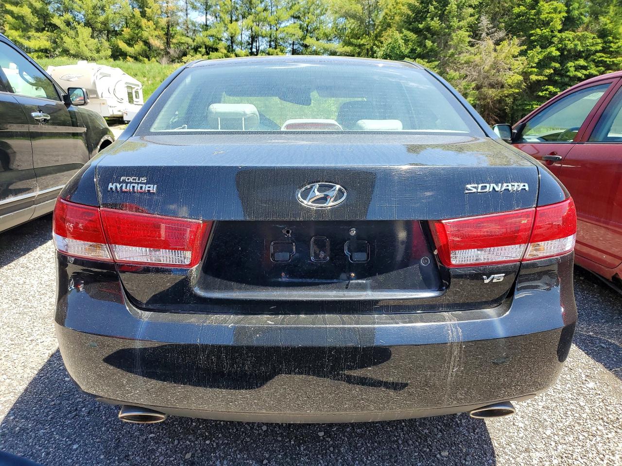 2006 Hyundai Sonata Gl Black vin: 5NPET46F76H114850