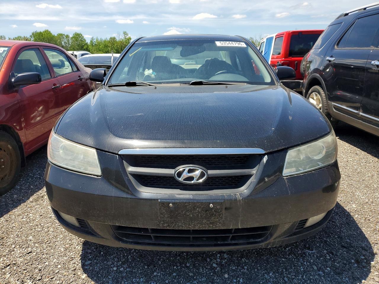 2006 Hyundai Sonata Gl Black vin: 5NPET46F76H114850