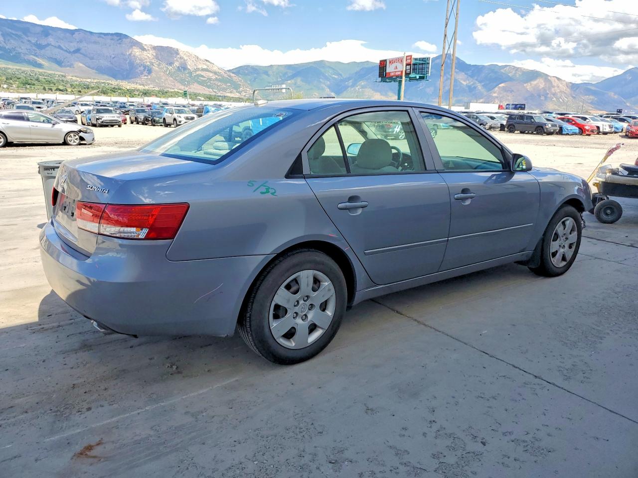 2008 Hyundai Sonata Gls Silver vin: 5NPET46F78H366729