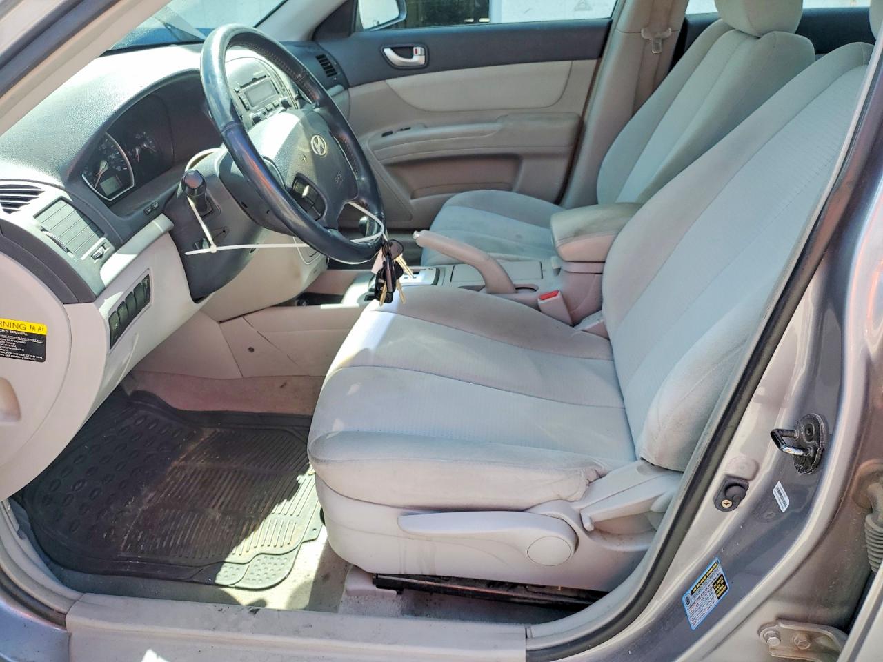 2008 Hyundai Sonata Gls Silver vin: 5NPET46F78H366729