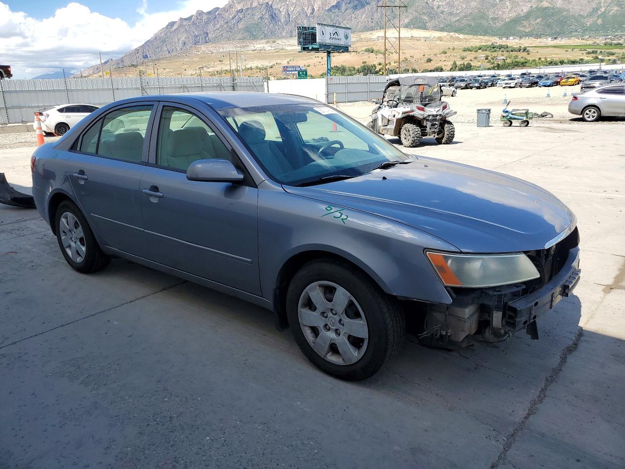 2008 Hyundai Sonata Gls Silver vin: 5NPET46F78H366729