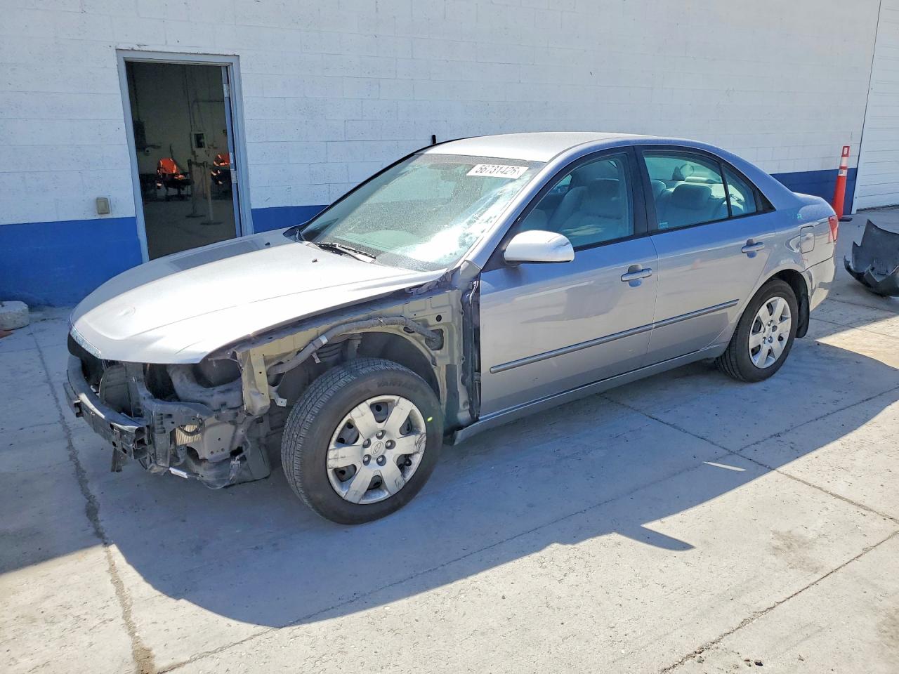 2008 Hyundai Sonata Gls Silver vin: 5NPET46F78H366729