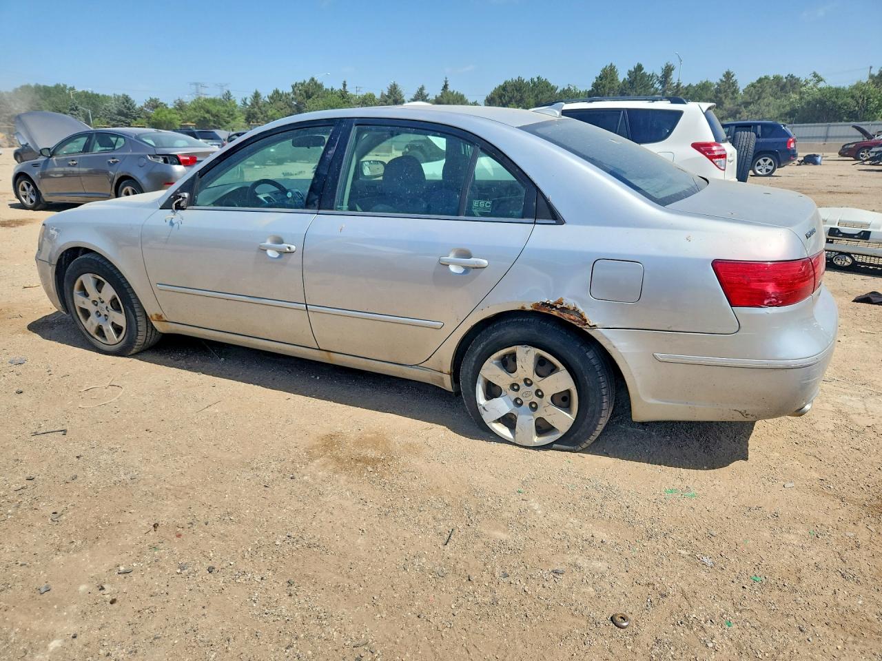 2009 Hyundai Sonata Gls Silver vin: 5NPET46F79H456755