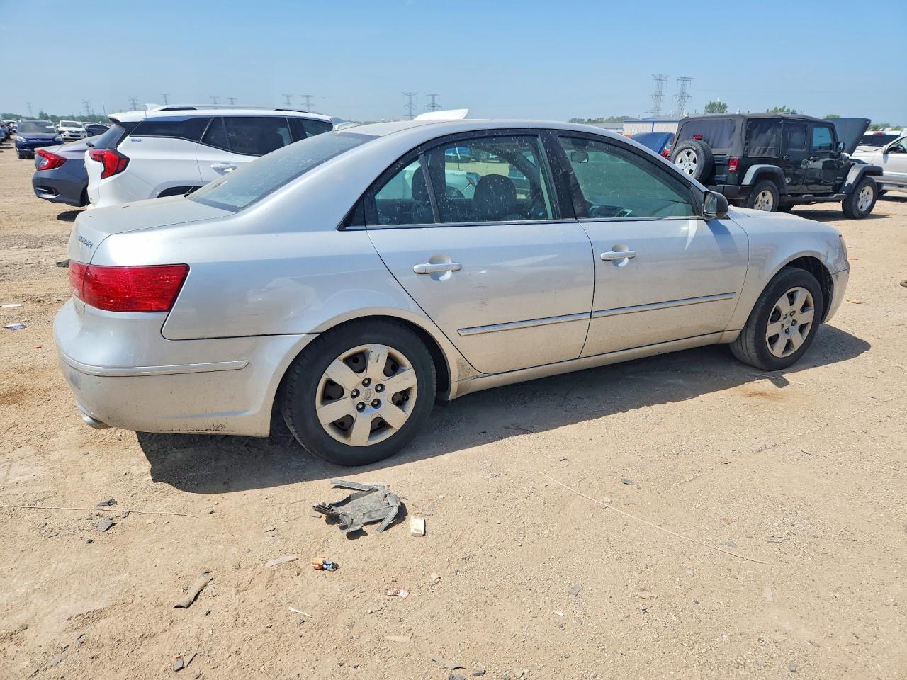 2009 Hyundai Sonata Gls Silver vin: 5NPET46F79H456755