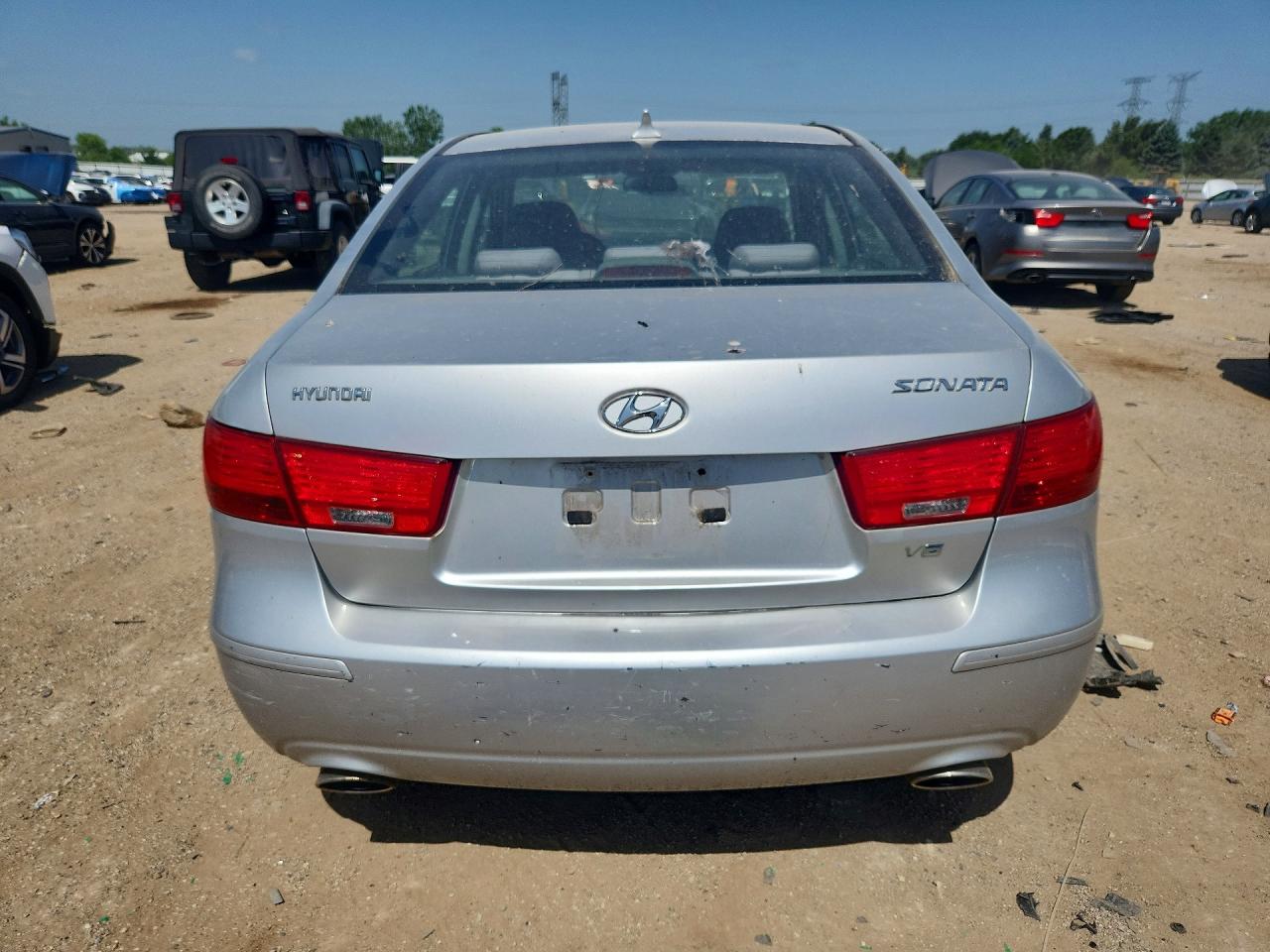 2009 Hyundai Sonata Gls Silver vin: 5NPET46F79H456755