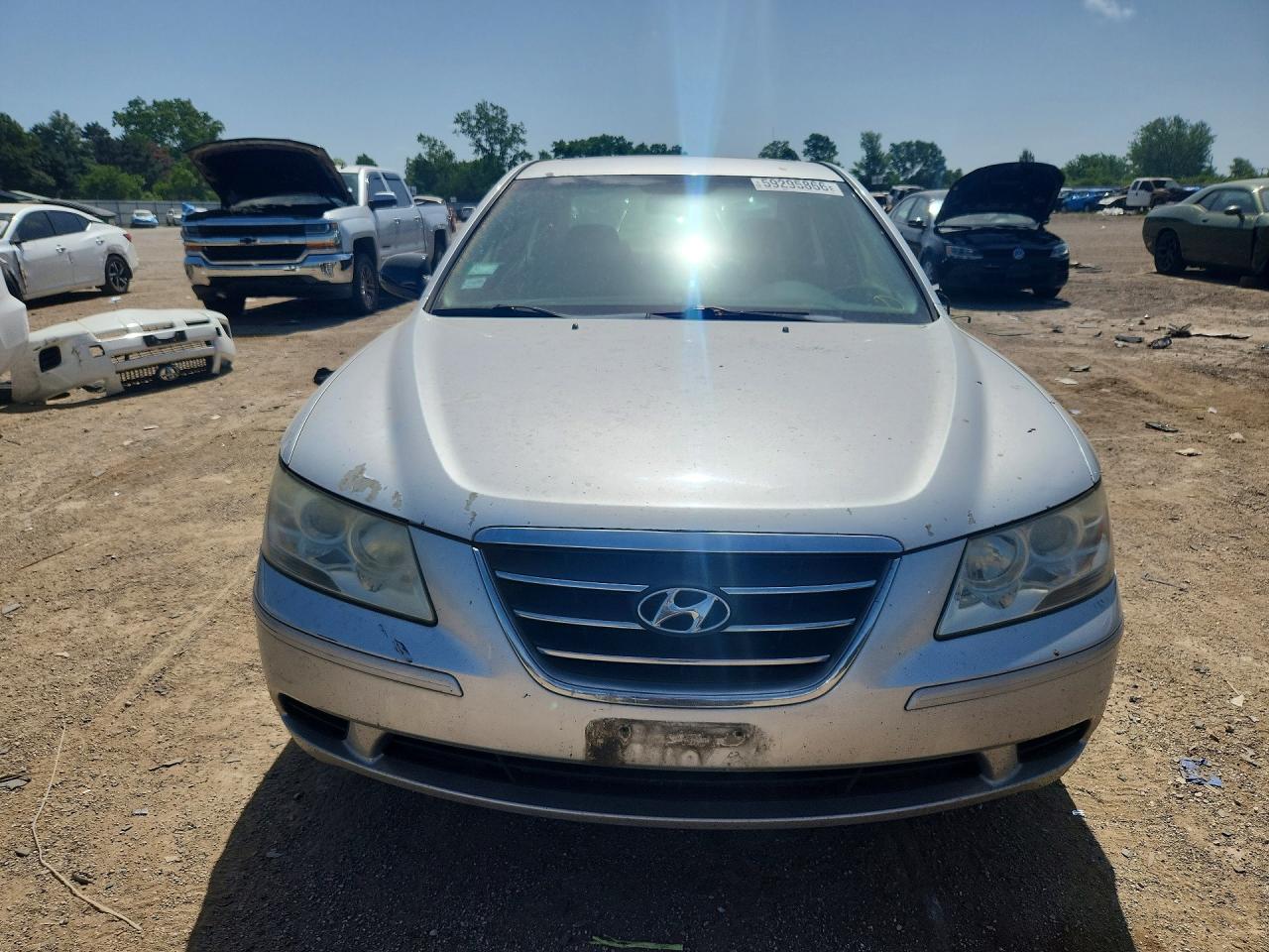2009 Hyundai Sonata Gls Silver vin: 5NPET46F79H456755
