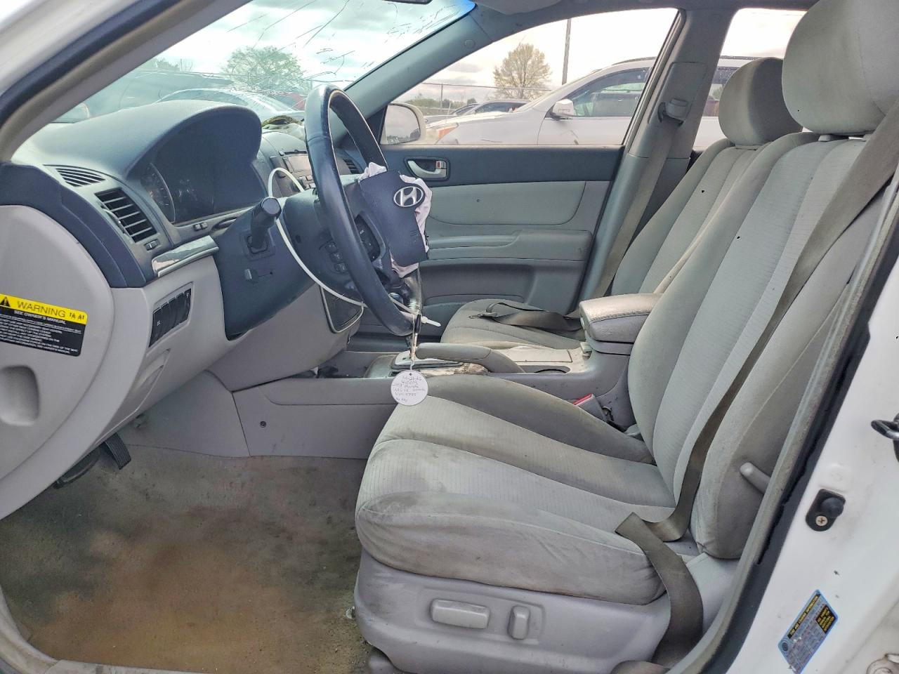2008 Hyundai Sonata Gls White vin: 5NPET46F88H379795