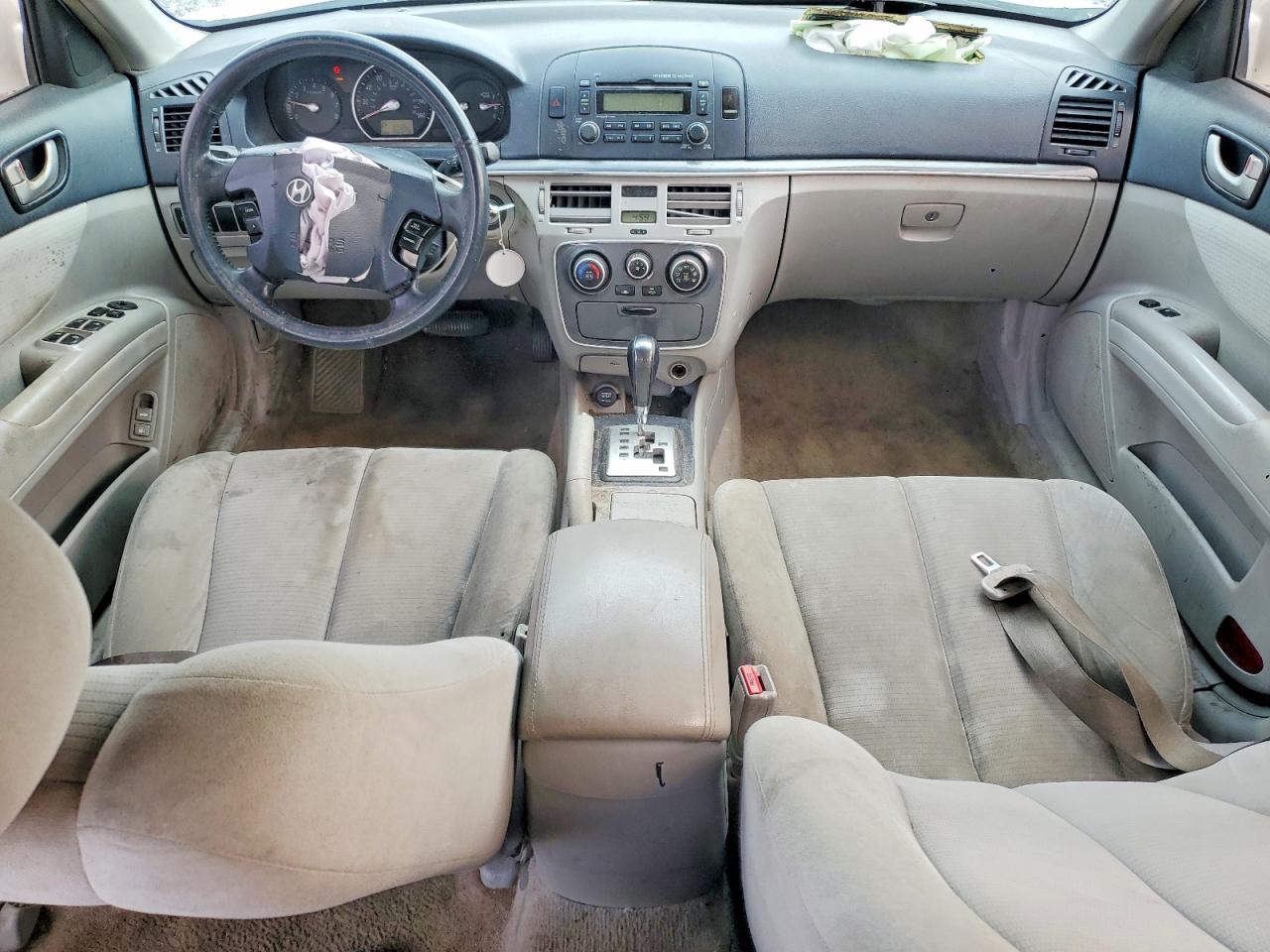 2008 Hyundai Sonata Gls White vin: 5NPET46F88H379795