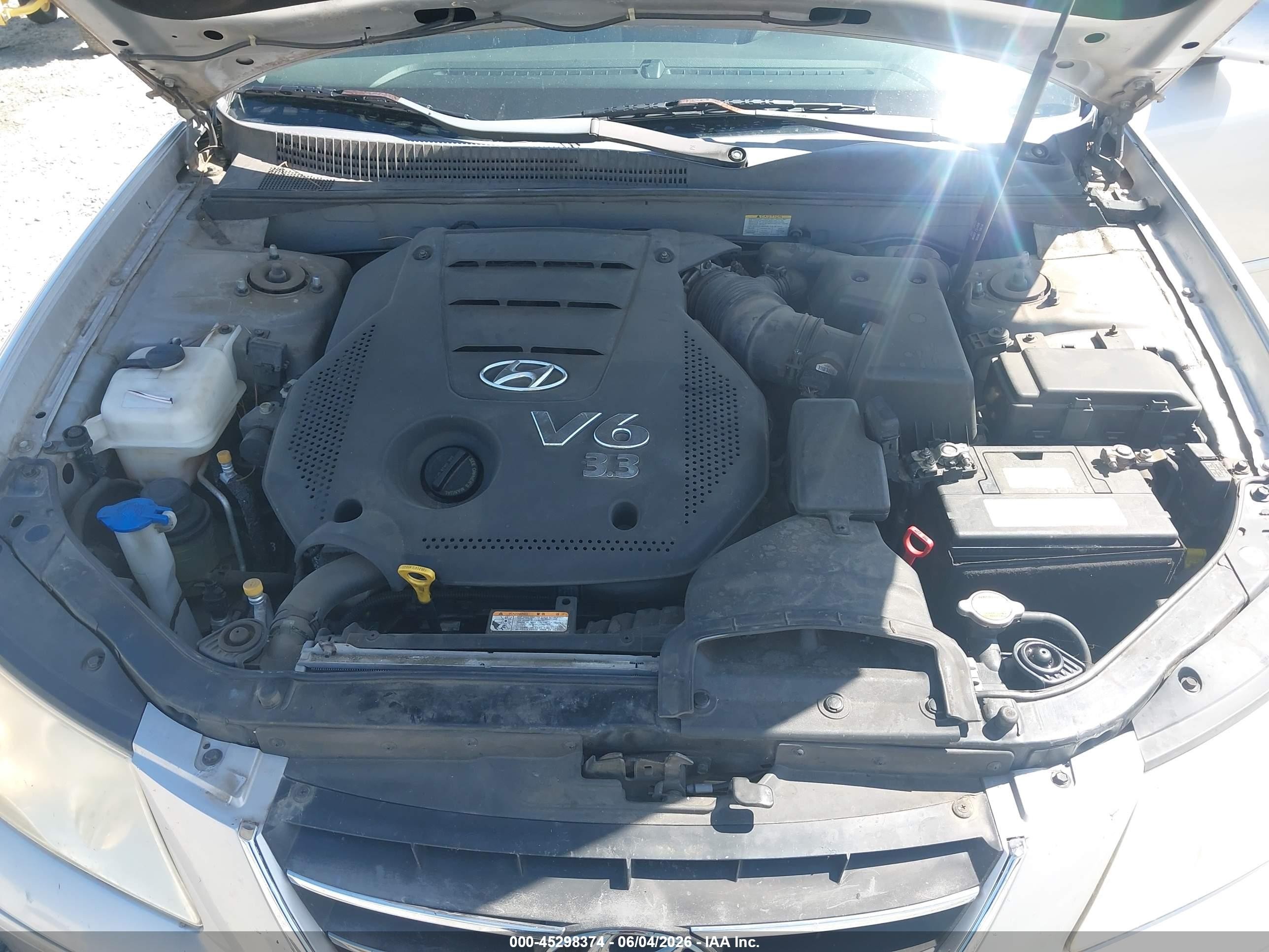 2009 Hyundai Sonata Gls V6 Silver vin: 5NPET46F89H411212