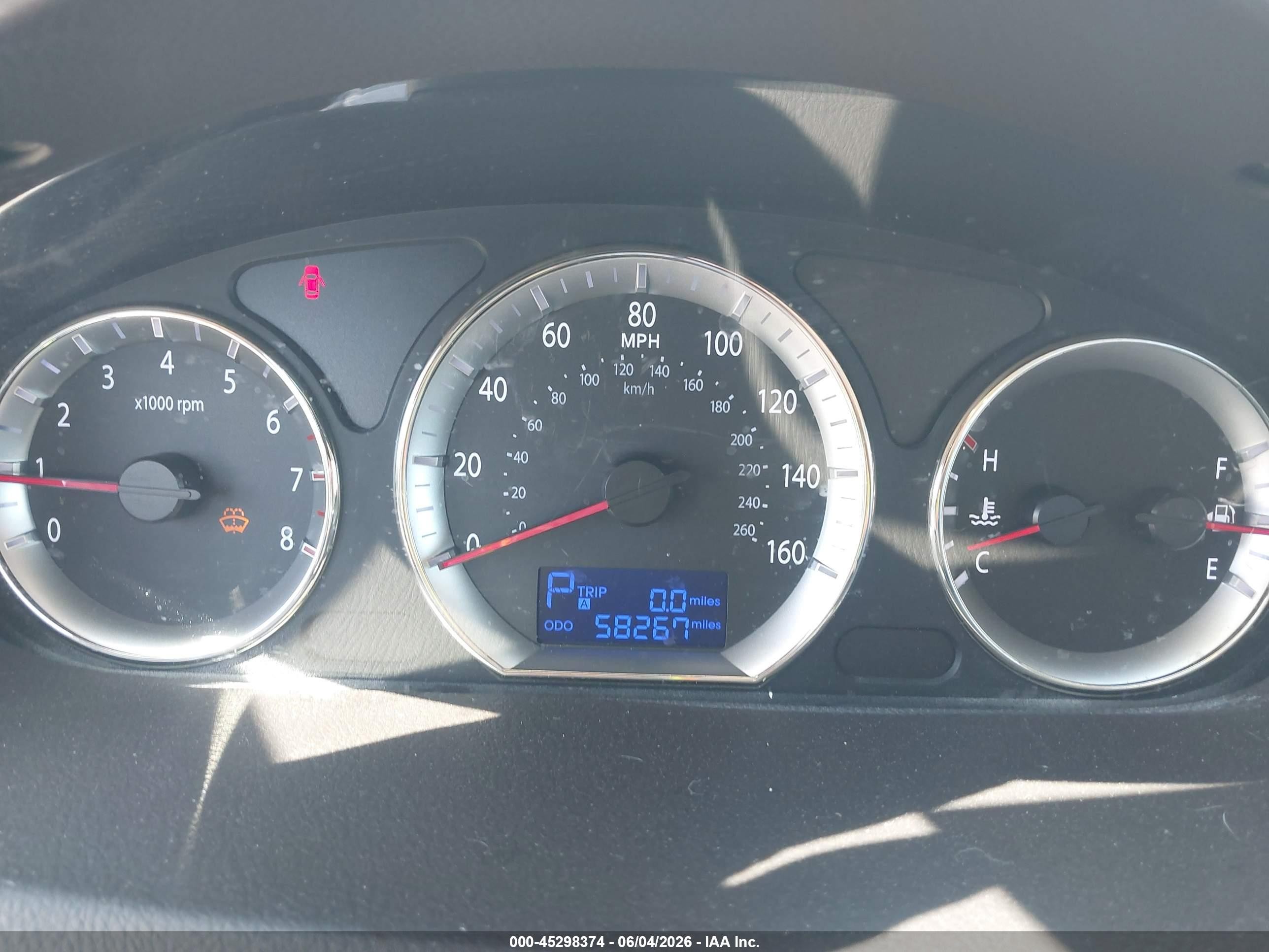 2009 Hyundai Sonata Gls V6 Silver vin: 5NPET46F89H411212