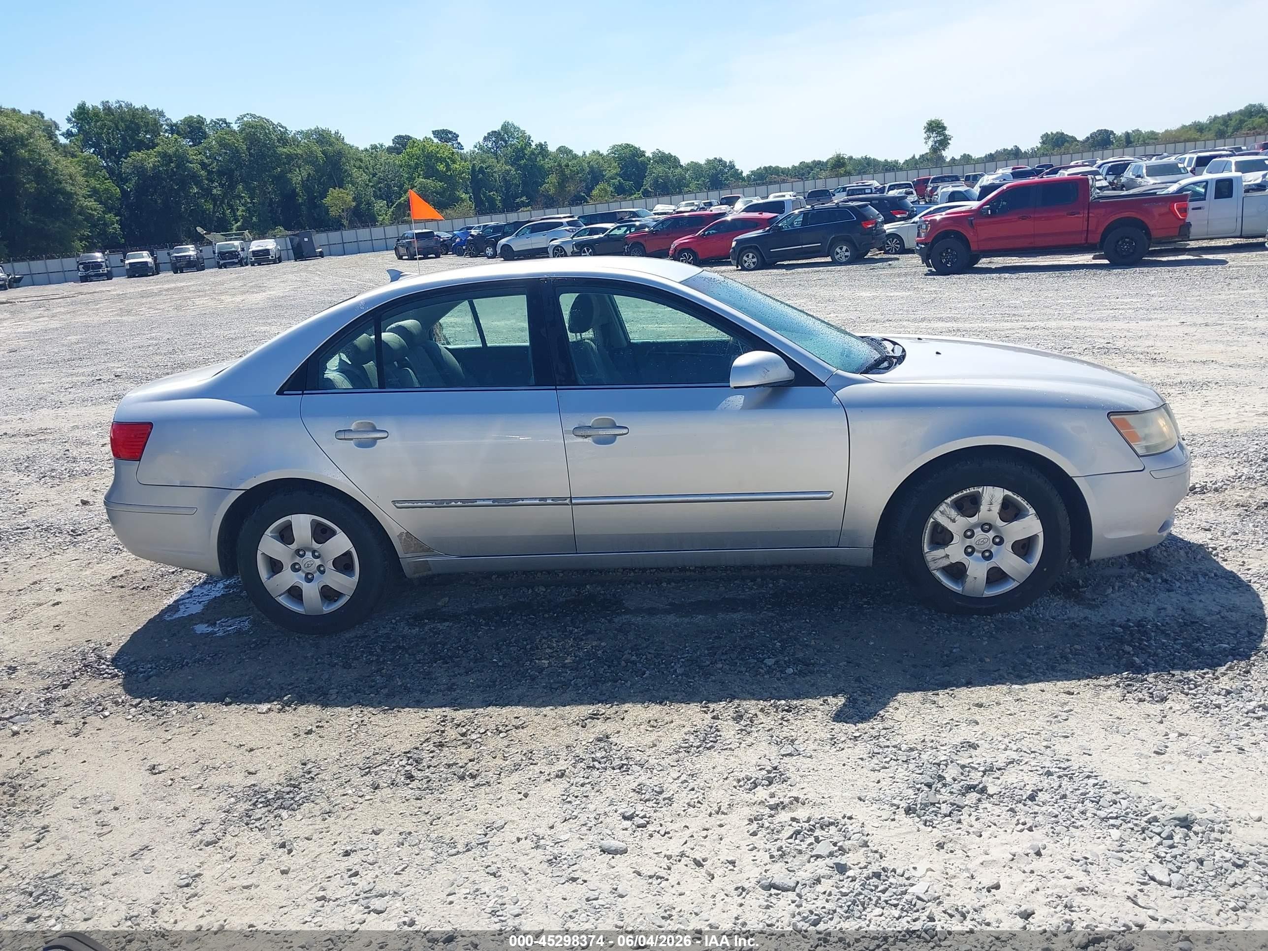 2009 Hyundai Sonata Gls V6 Silver vin: 5NPET46F89H411212