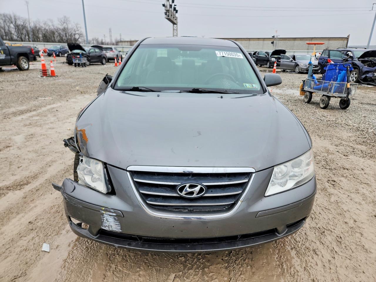2009 Hyundai Sonata Gls V6 Серый vin: 5NPET46F89H459910