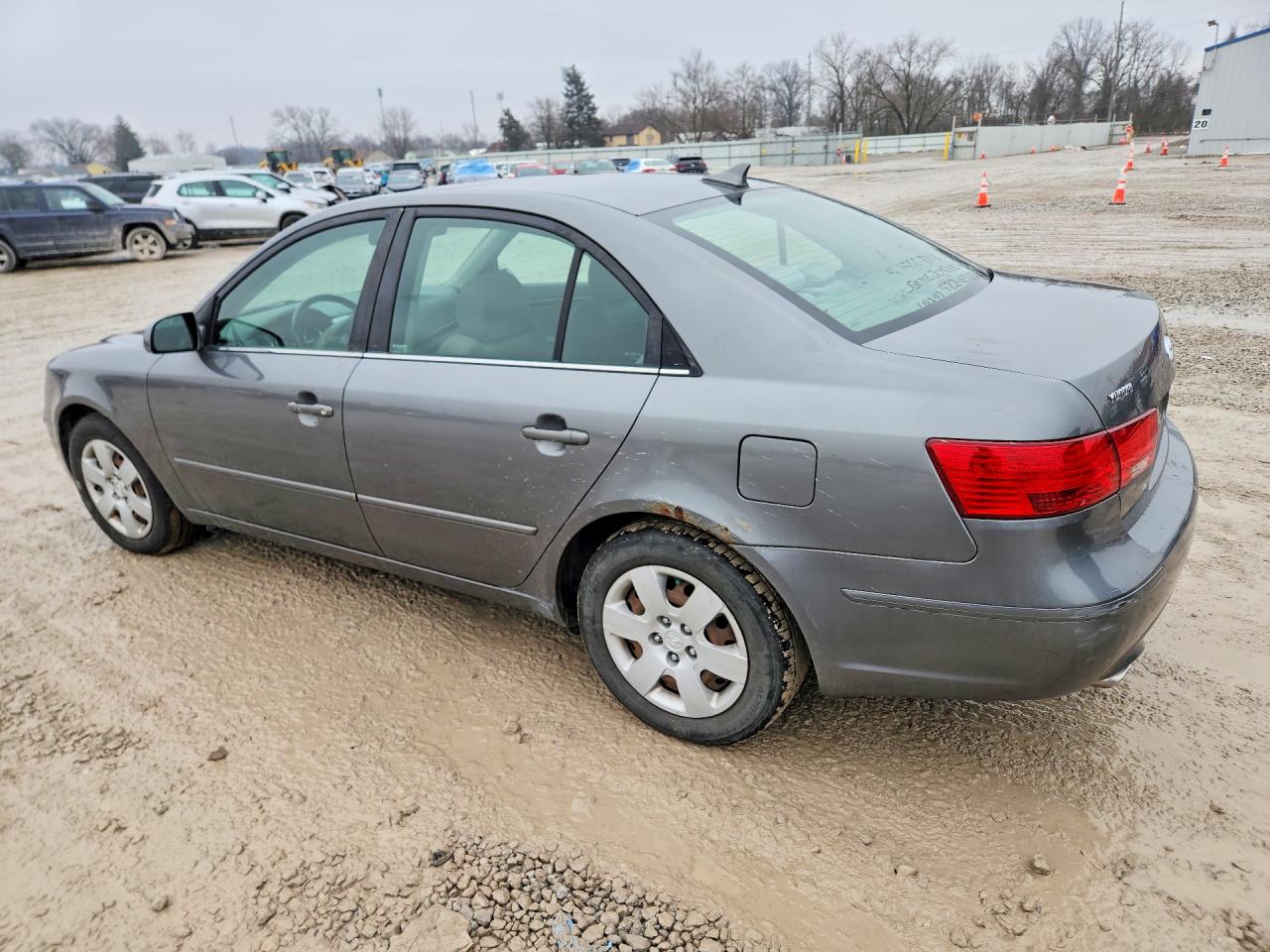 2009 Hyundai Sonata Gls V6 Серый vin: 5NPET46F89H459910