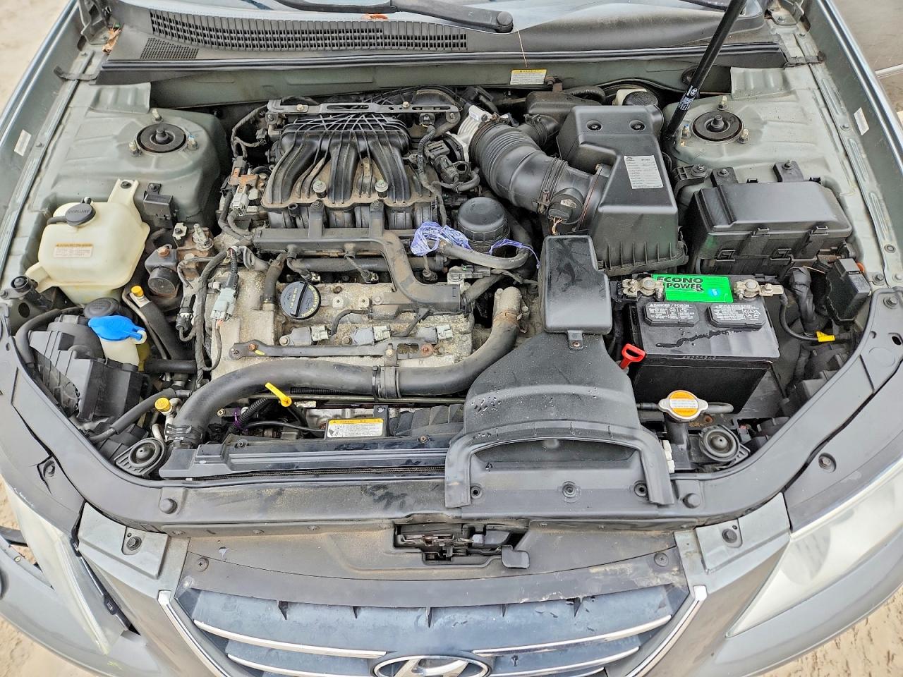 2009 Hyundai Sonata Gls V6 Серый vin: 5NPET46F89H459910