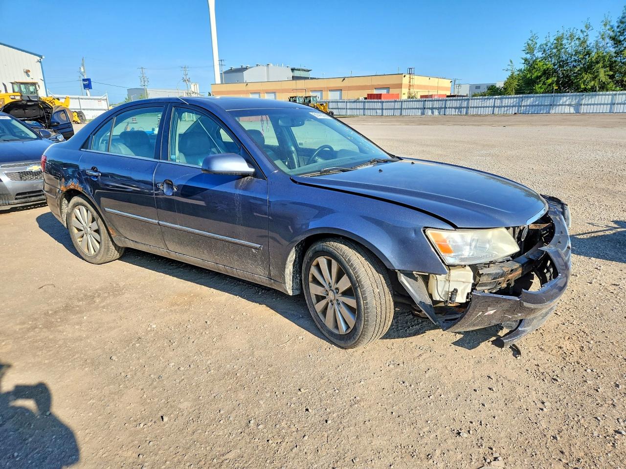 2009 Hyundai Sonata Blue vin: 5NPET46F89H514579