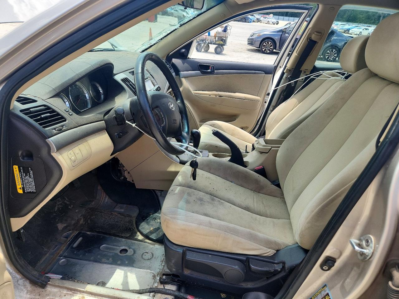 2009 Hyundai Sonata Gls Tan vin: 5NPET46F89H541779