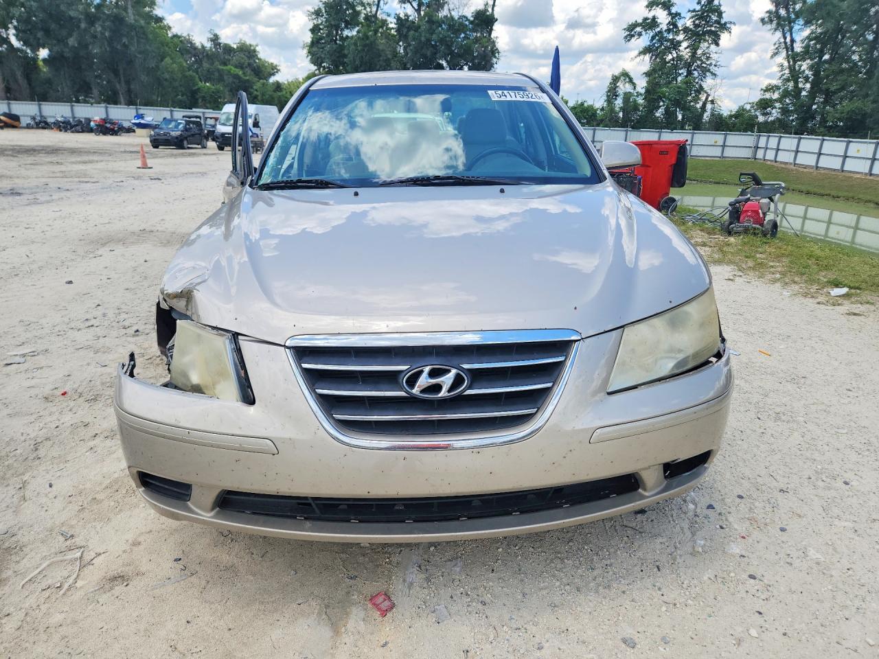 2009 Hyundai Sonata Gls Tan vin: 5NPET46F89H541779