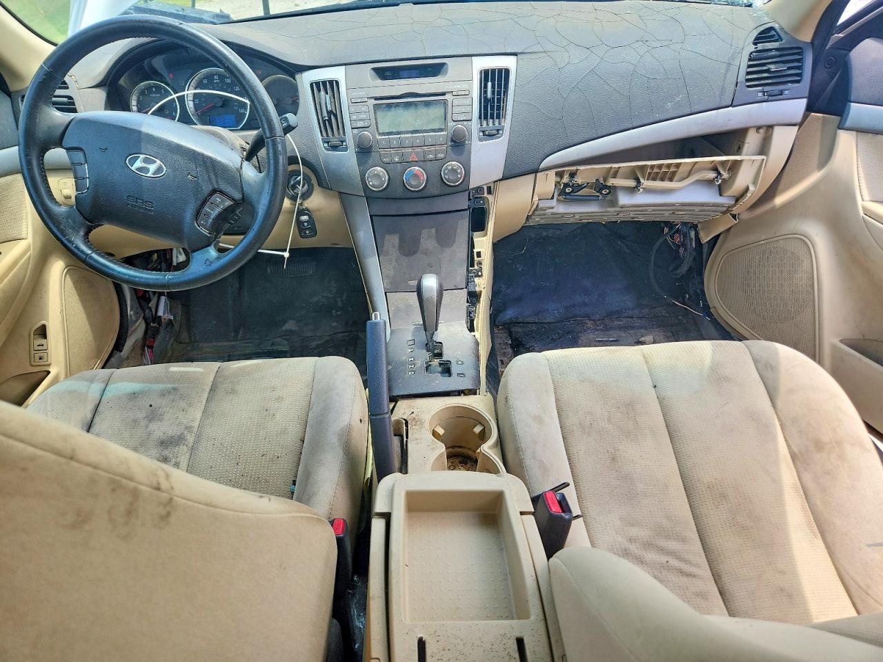 2009 Hyundai Sonata Gls Tan vin: 5NPET46F89H541779