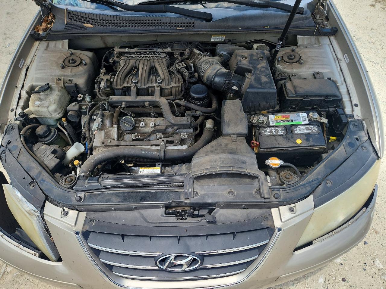 2009 Hyundai Sonata Gls Tan vin: 5NPET46F89H541779