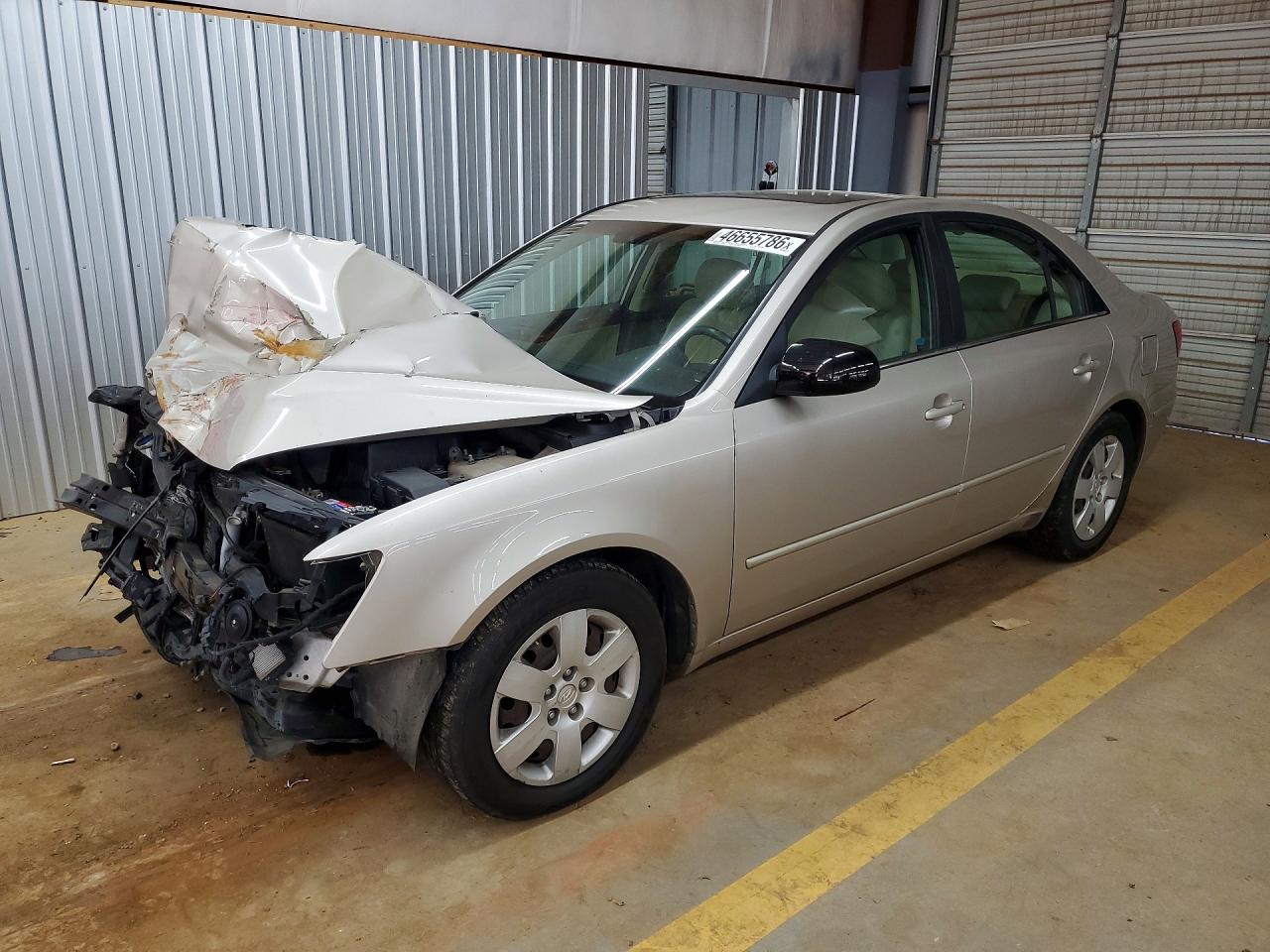 2009 Hyundai Sonata Gls V6 Бежевый vin: 5NPET46FX9H472593