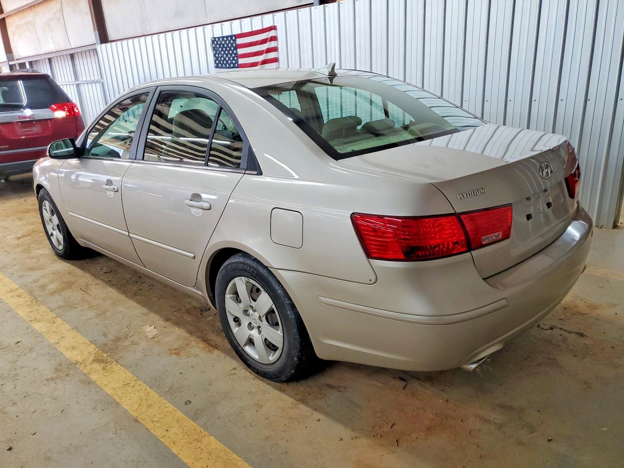 2009 Hyundai Sonata Gls V6 Beige vin: 5NPET46FX9H472593