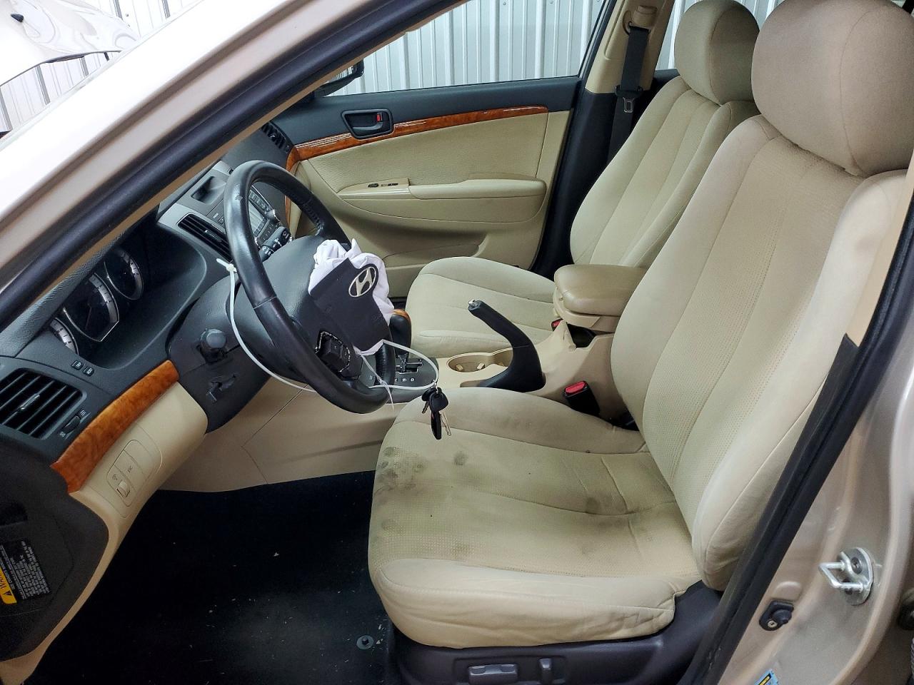 2009 Hyundai Sonata Gls V6 Beige vin: 5NPET46FX9H472593