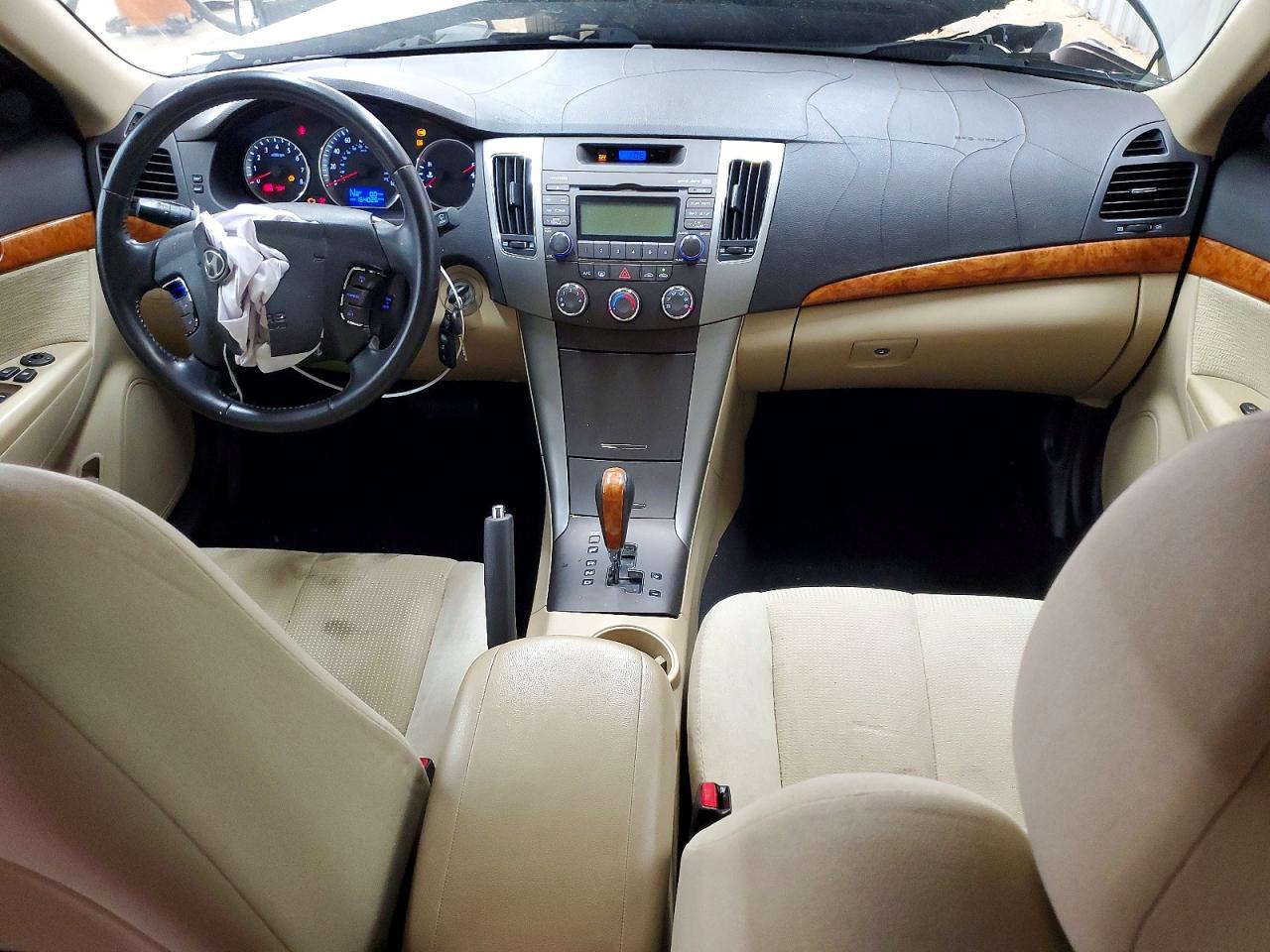 2009 Hyundai Sonata Gls V6 Beige vin: 5NPET46FX9H472593