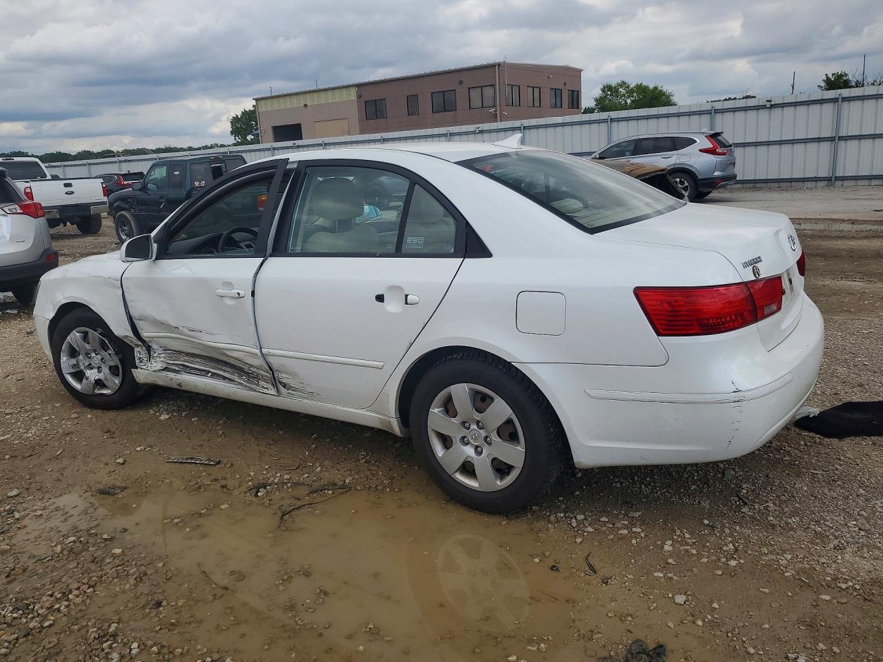 2010 Hyundai Sonata Gls White vin: 5NPET4AC0AH588936