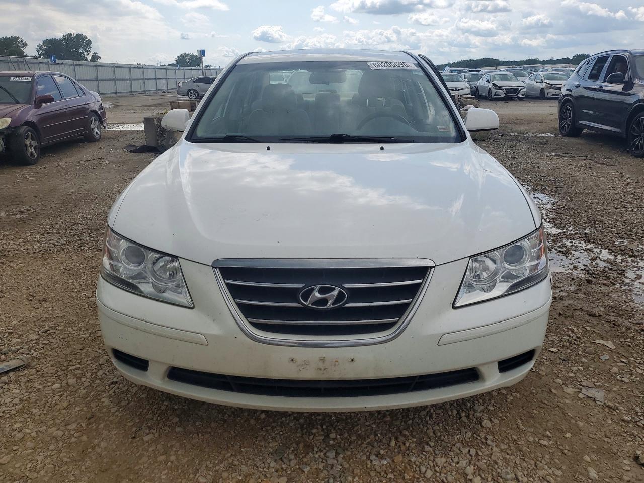 2010 Hyundai Sonata Gls White vin: 5NPET4AC0AH588936
